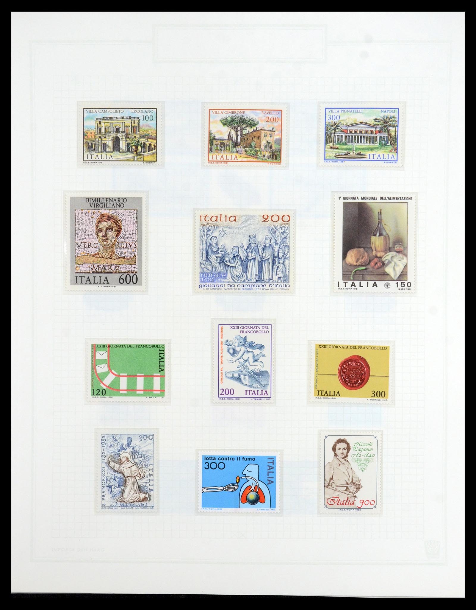 36417 174 - Postzegelverzameling 36417 Italië en Staten 1850-2001.