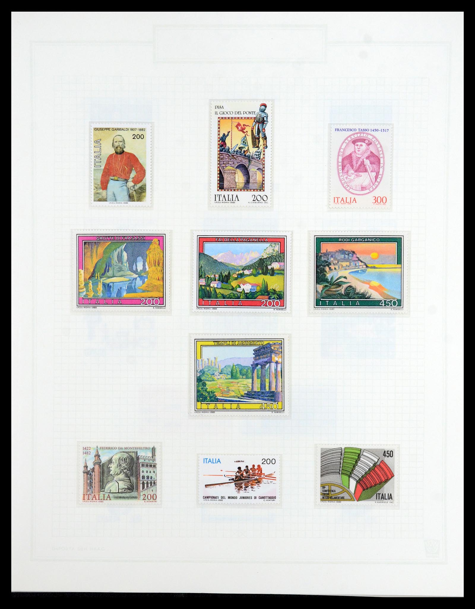 36417 176 - Postzegelverzameling 36417 Italië en Staten 1850-2001.