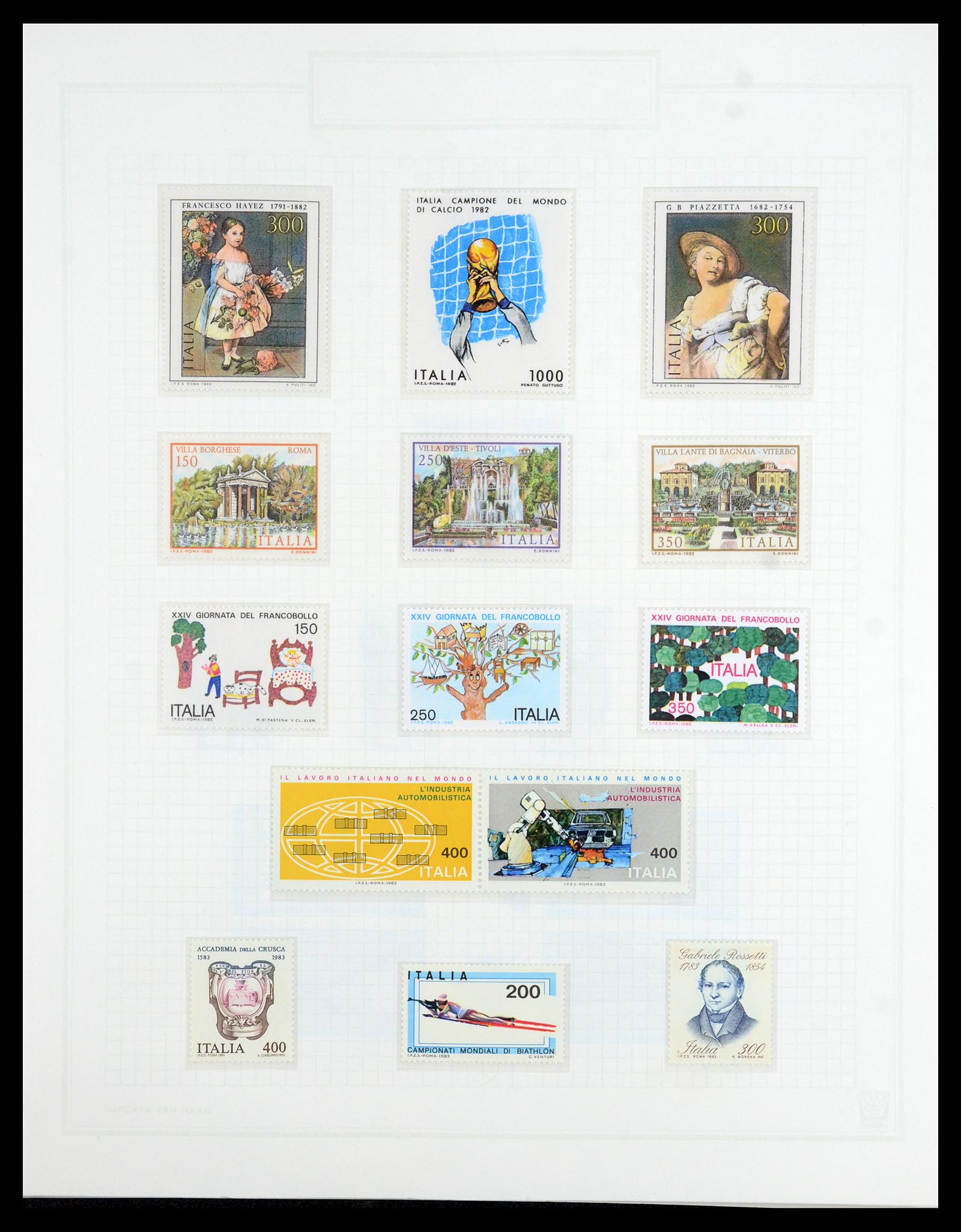 36417 177 - Postzegelverzameling 36417 Italië en Staten 1850-2001.
