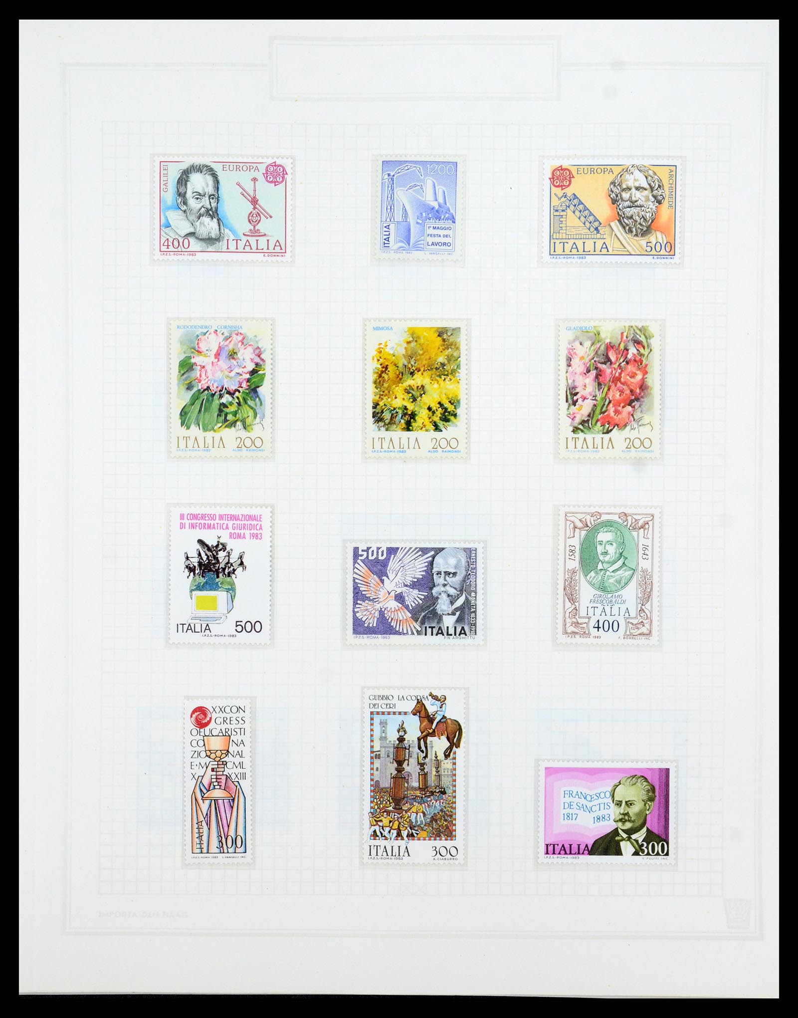 36417 179 - Postzegelverzameling 36417 Italië en Staten 1850-2001.