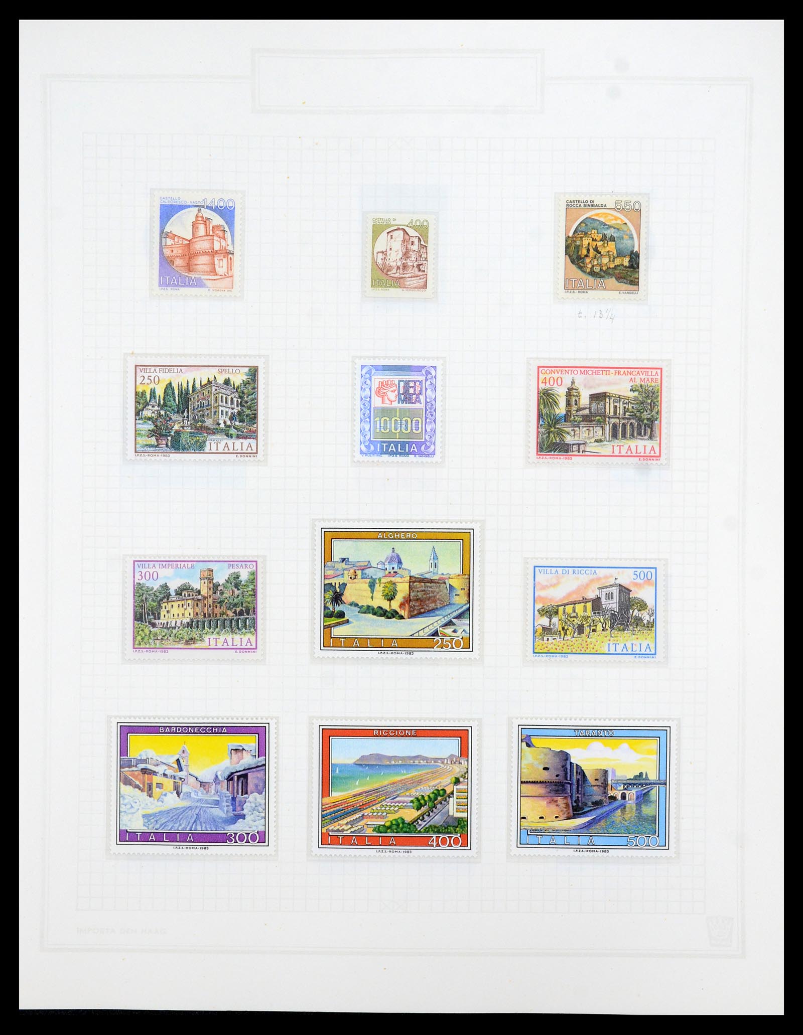 36417 180 - Postzegelverzameling 36417 Italië en Staten 1850-2001.