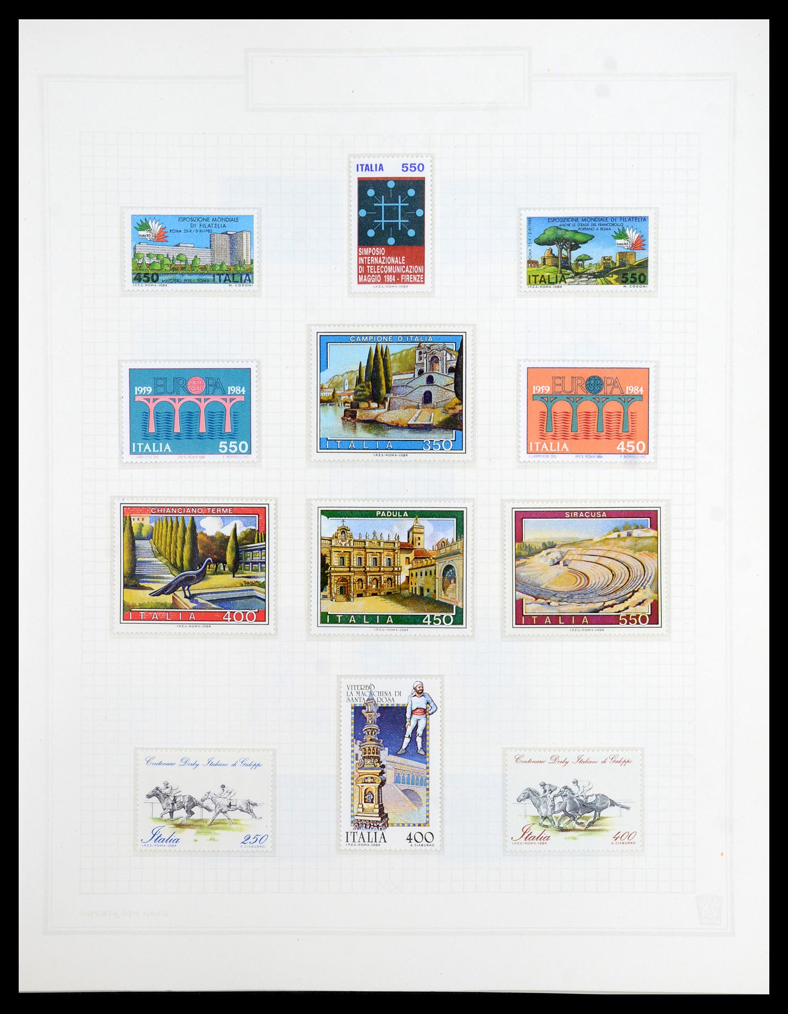 36417 183 - Postzegelverzameling 36417 Italië en Staten 1850-2001.
