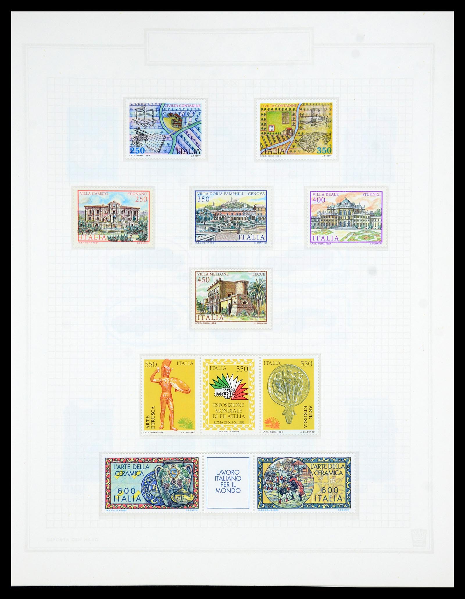 36417 184 - Postzegelverzameling 36417 Italië en Staten 1850-2001.