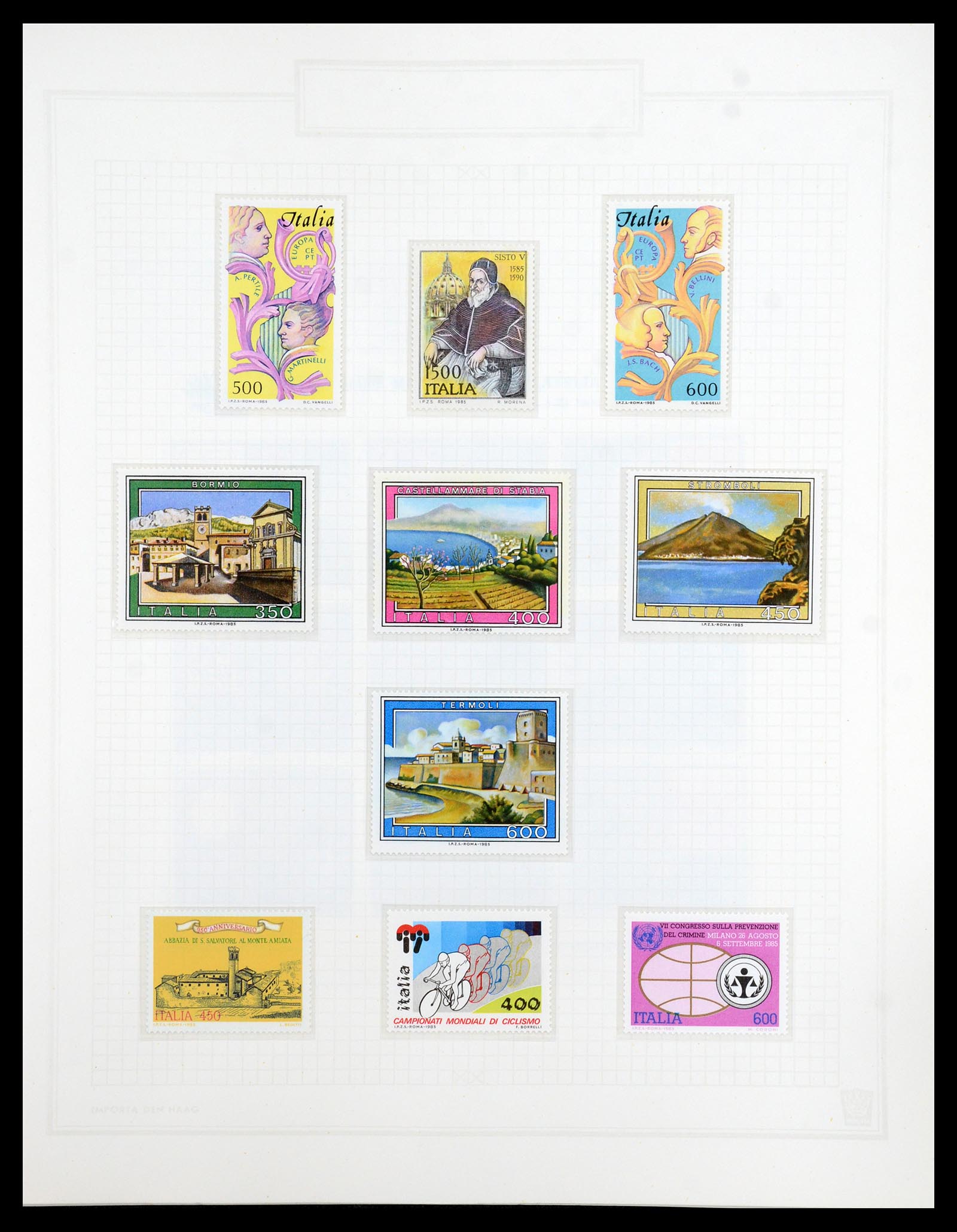 36417 186 - Postzegelverzameling 36417 Italië en Staten 1850-2001.