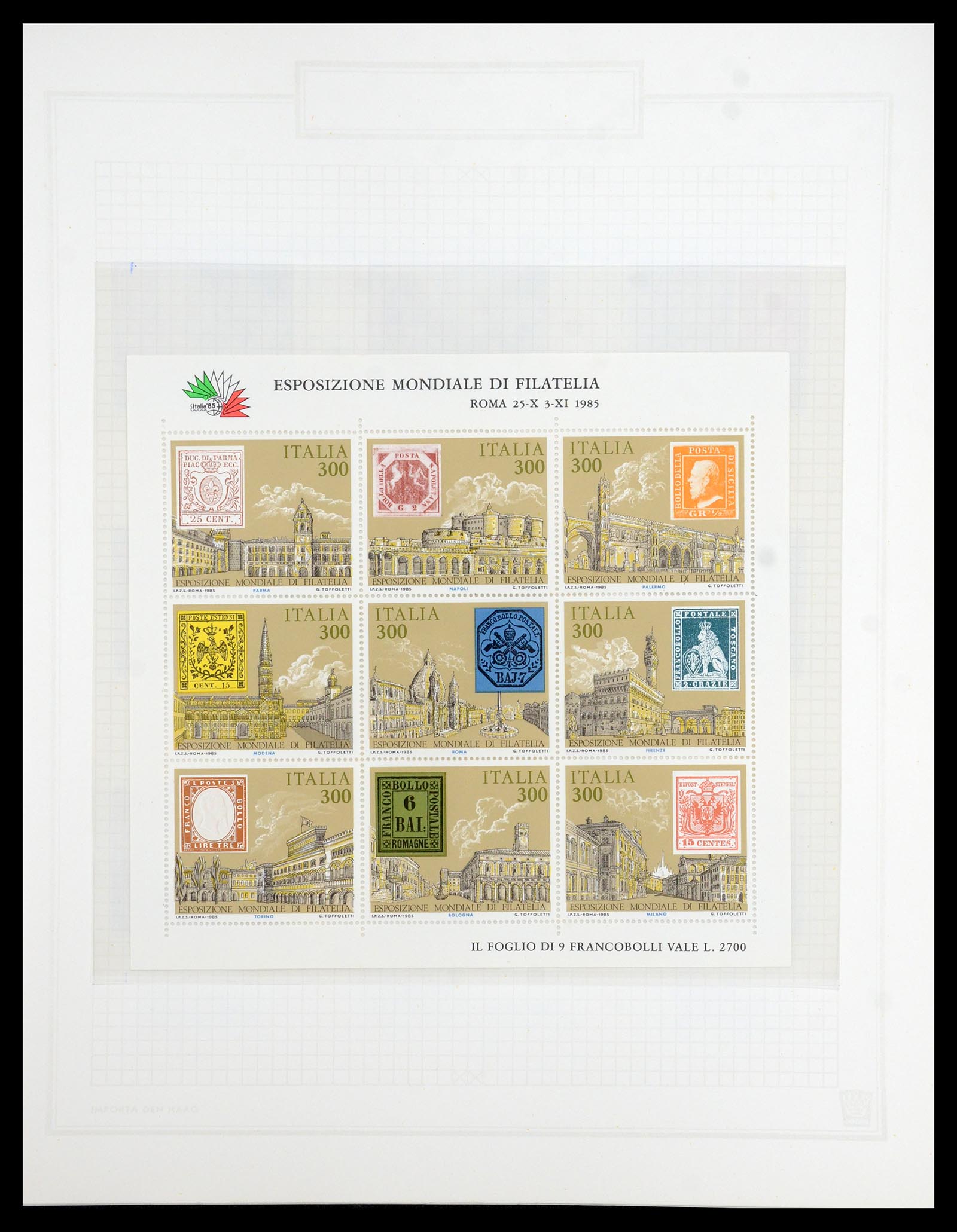 36417 187 - Postzegelverzameling 36417 Italië en Staten 1850-2001.