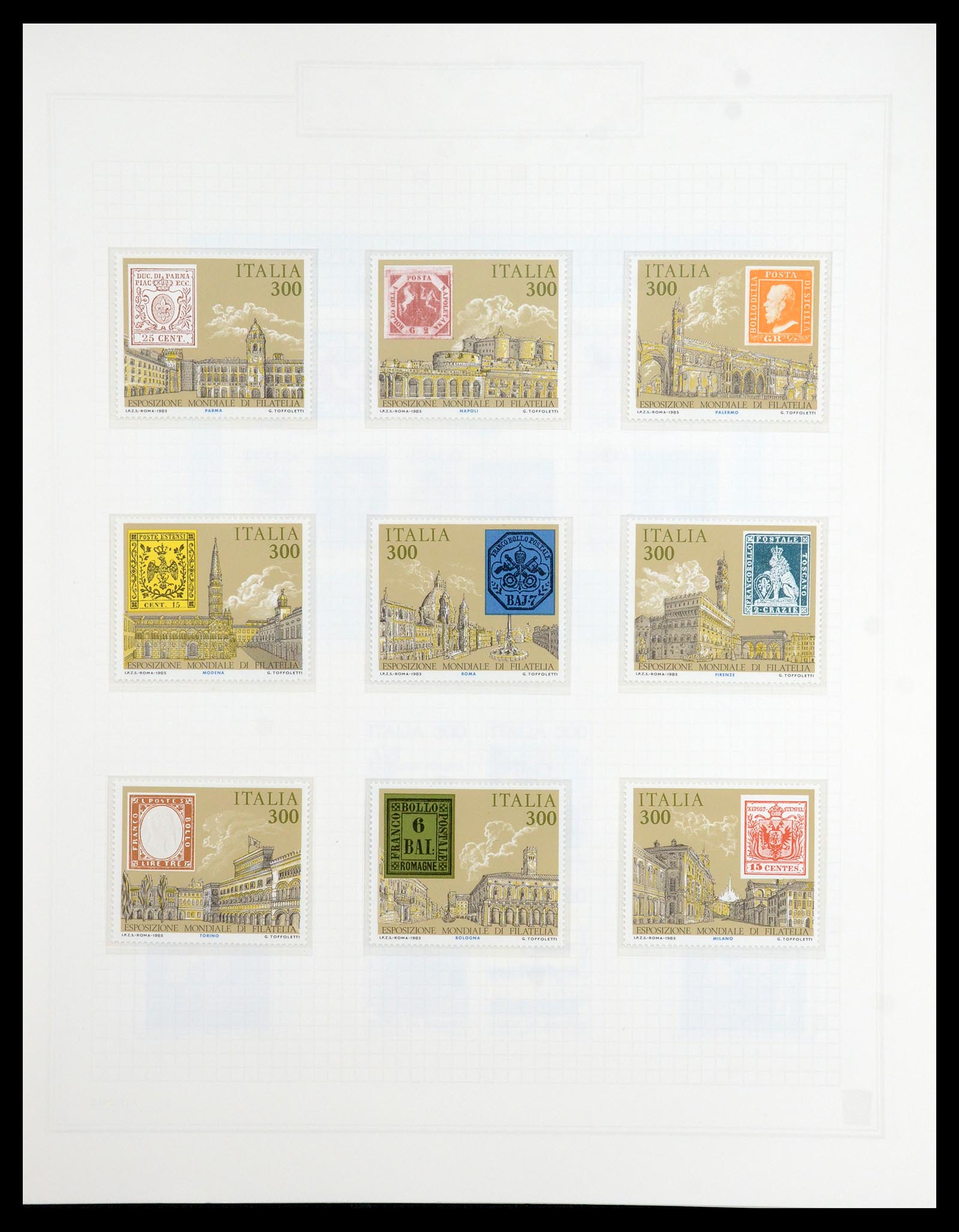 36417 188 - Postzegelverzameling 36417 Italië en Staten 1850-2001.
