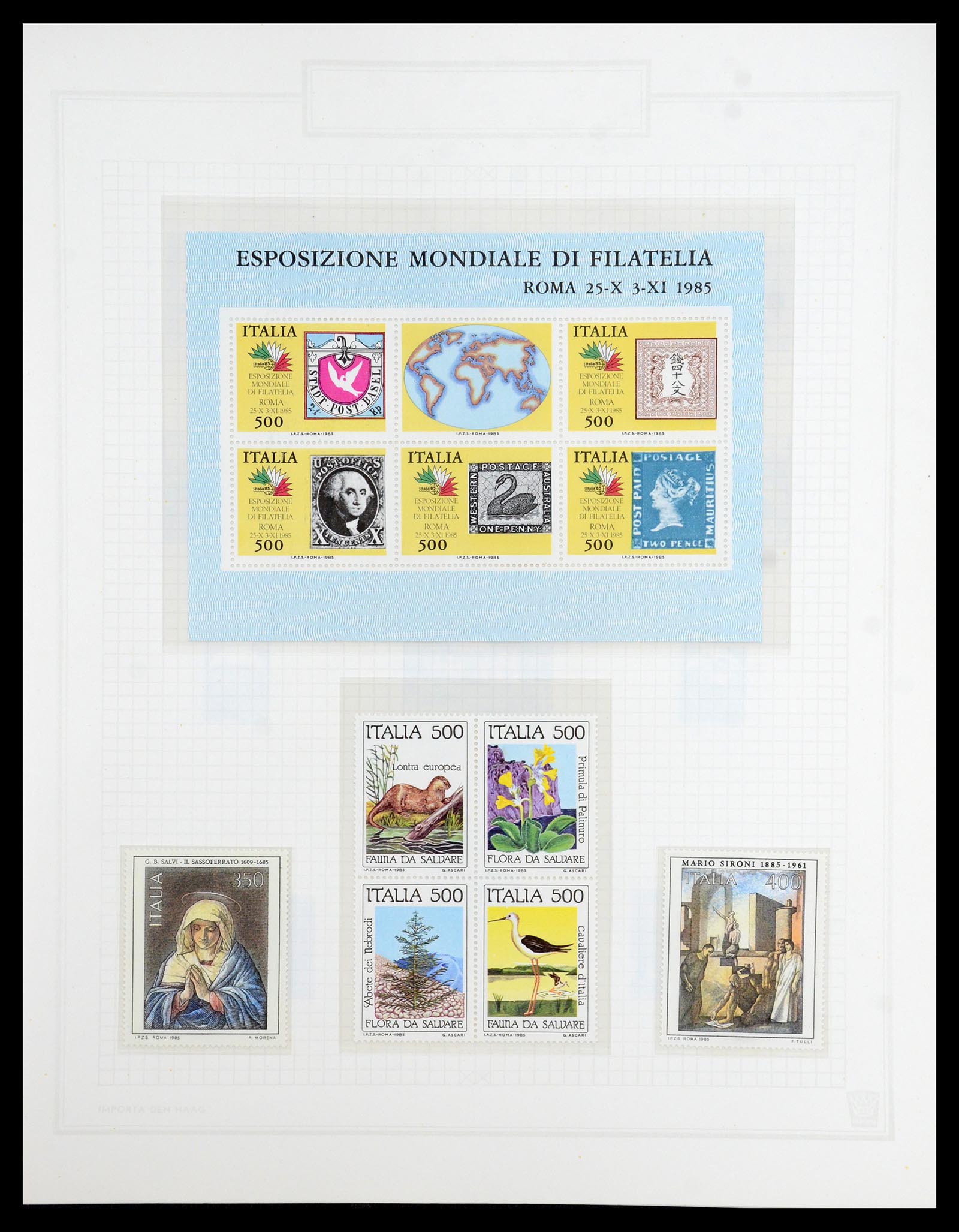 36417 189 - Postzegelverzameling 36417 Italië en Staten 1850-2001.