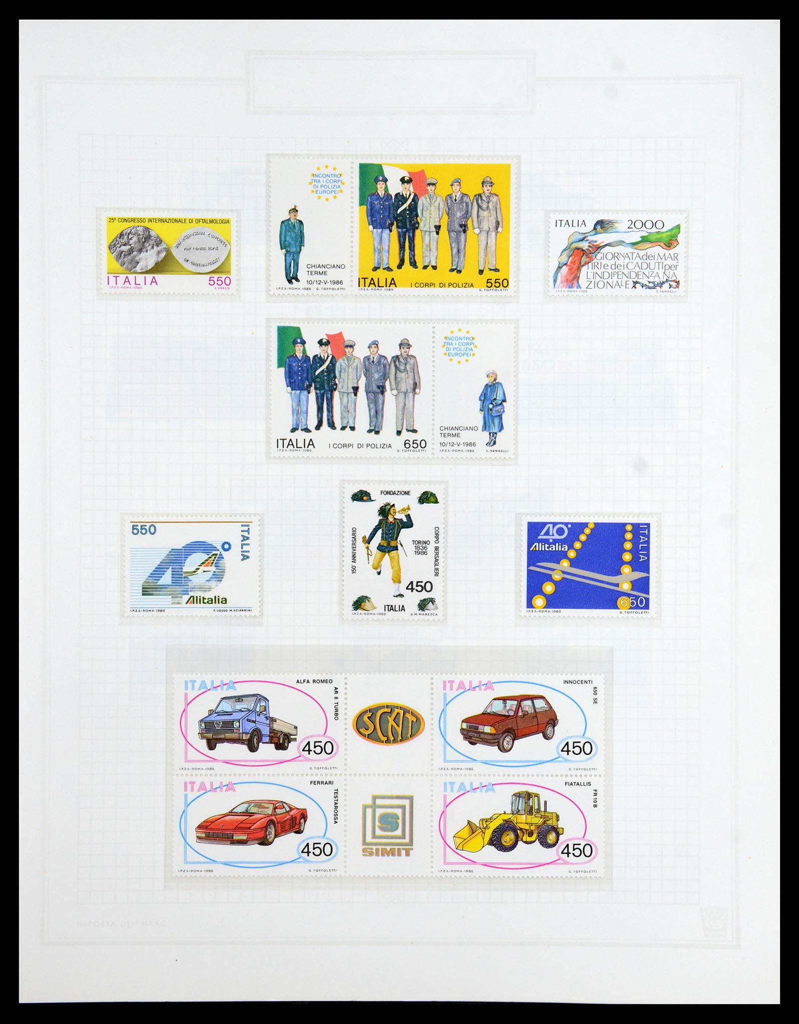 36417 192 - Postzegelverzameling 36417 Italië en Staten 1850-2001.