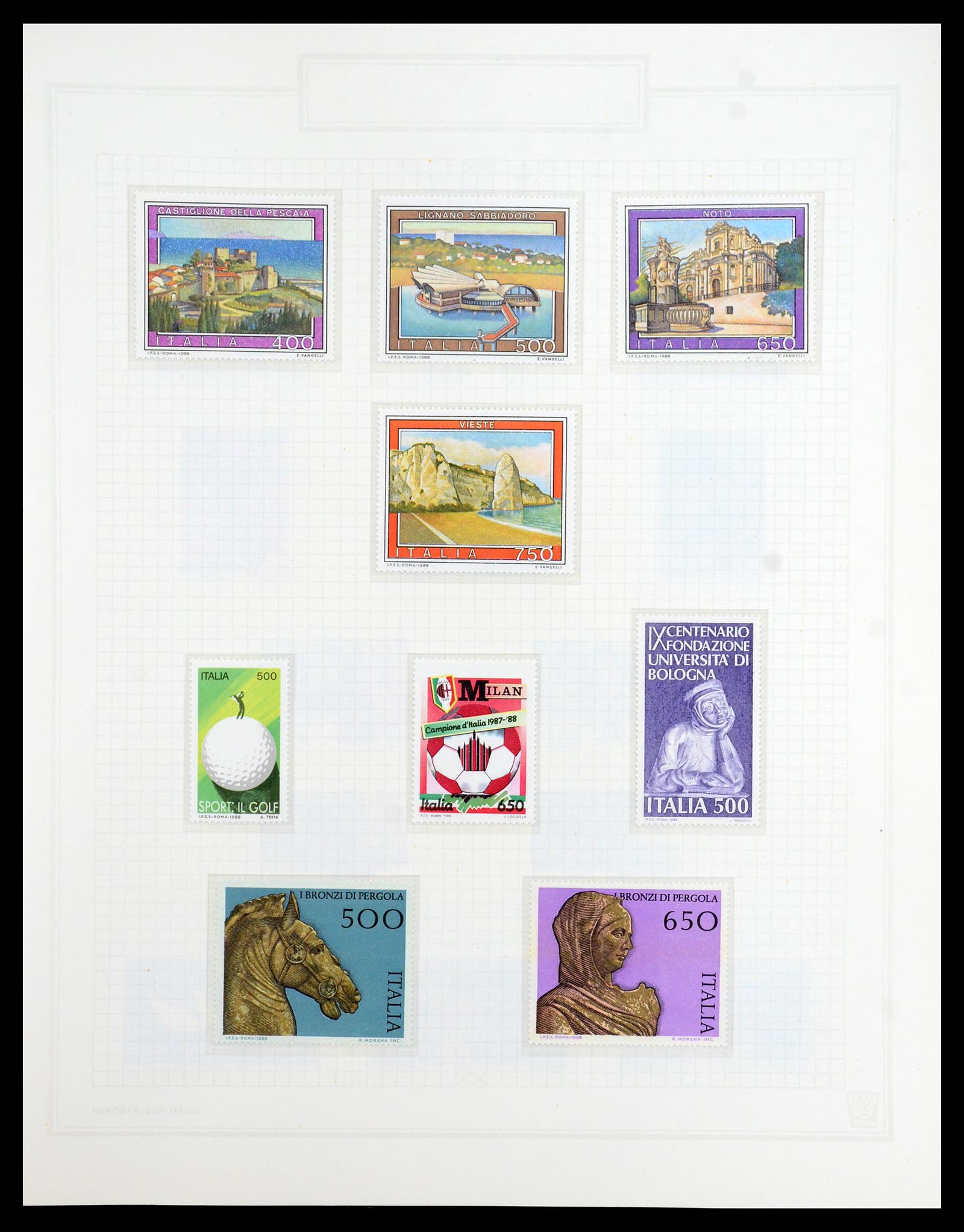 36417 198 - Postzegelverzameling 36417 Italië en Staten 1850-2001.