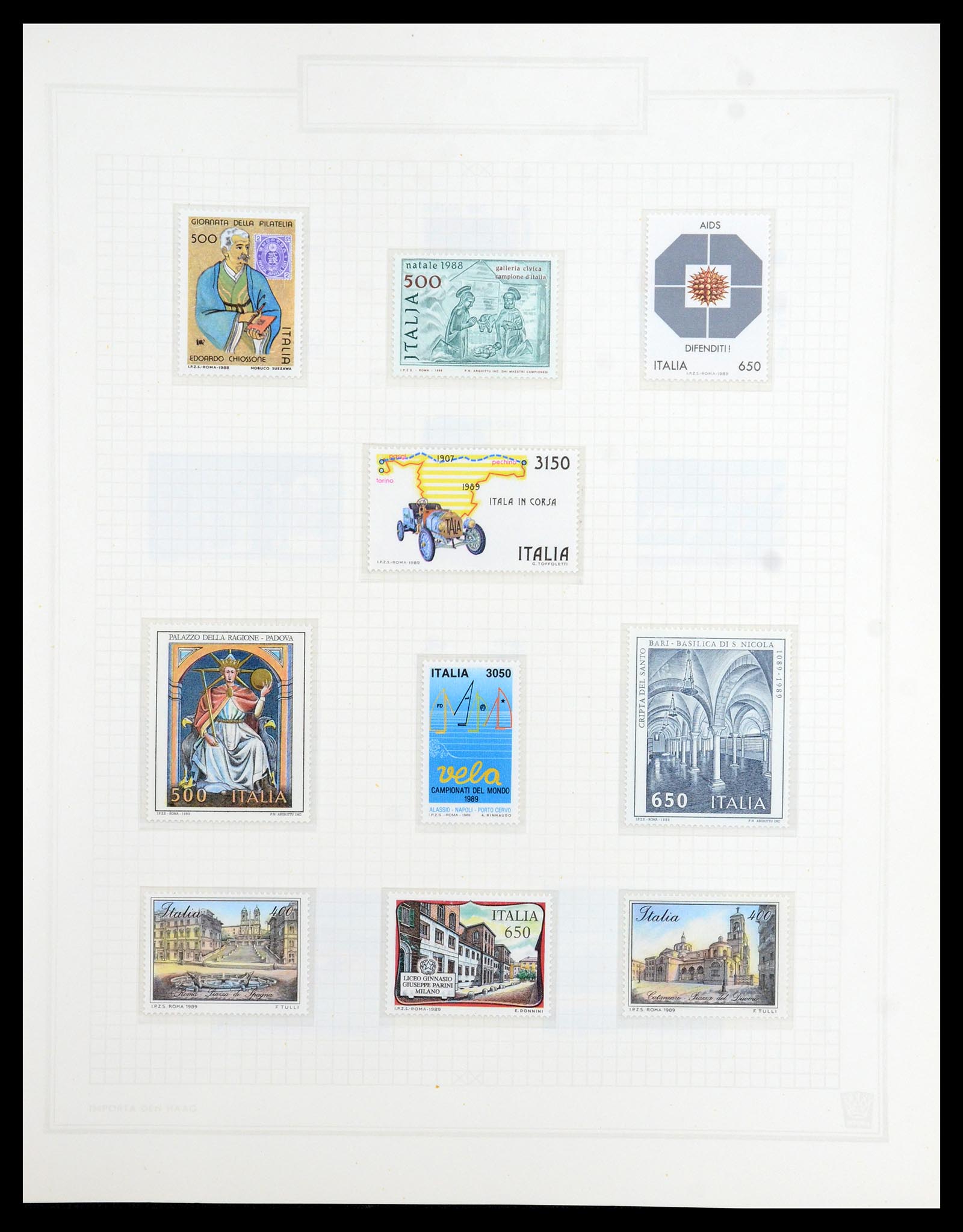 36417 200 - Postzegelverzameling 36417 Italië en Staten 1850-2001.