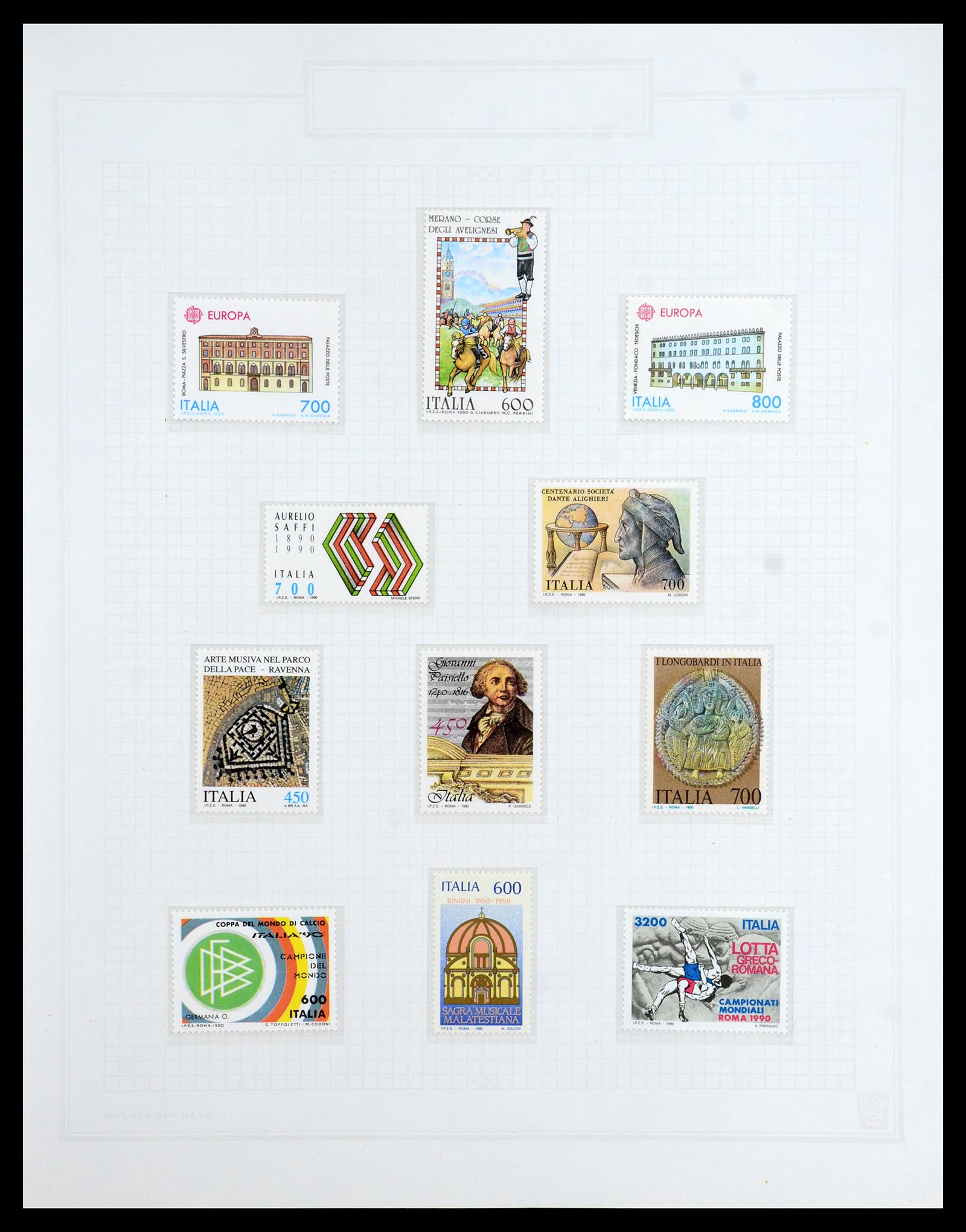 36417 210 - Postzegelverzameling 36417 Italië en Staten 1850-2001.