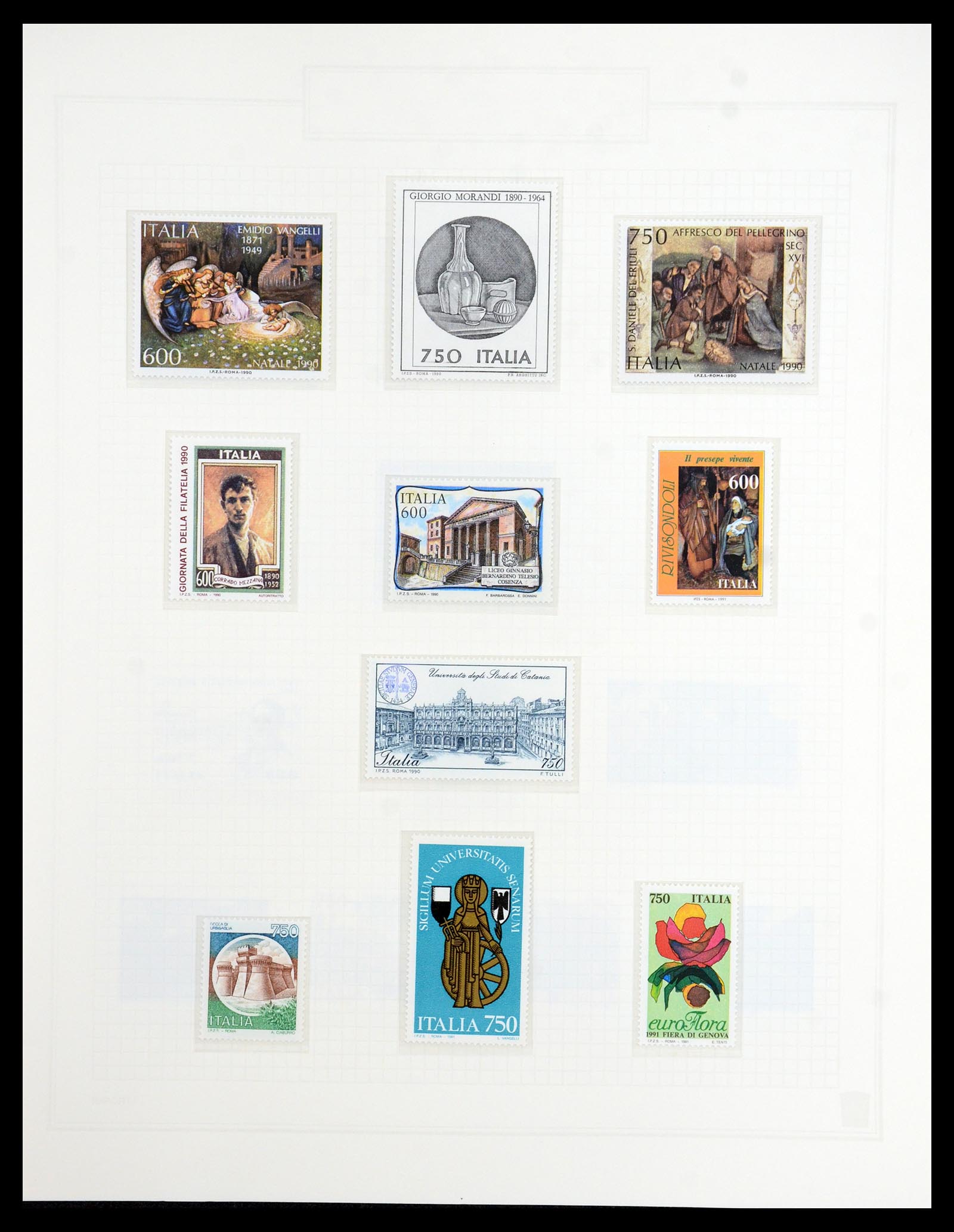 36417 211 - Postzegelverzameling 36417 Italië en Staten 1850-2001.