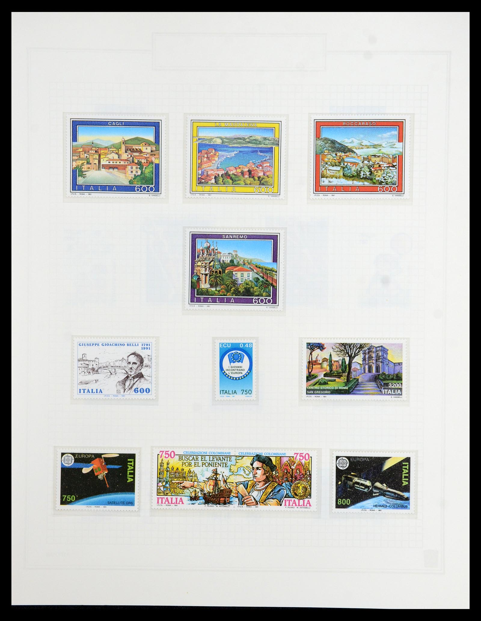 36417 212 - Postzegelverzameling 36417 Italië en Staten 1850-2001.