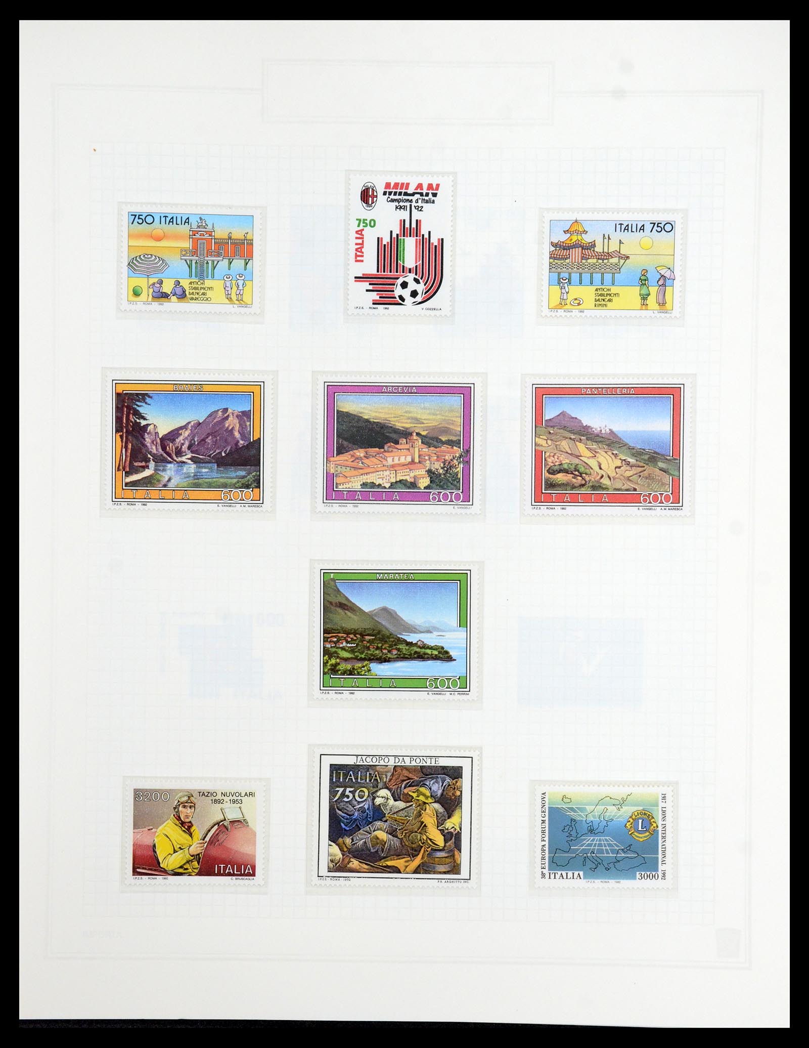 36417 219 - Postzegelverzameling 36417 Italië en Staten 1850-2001.