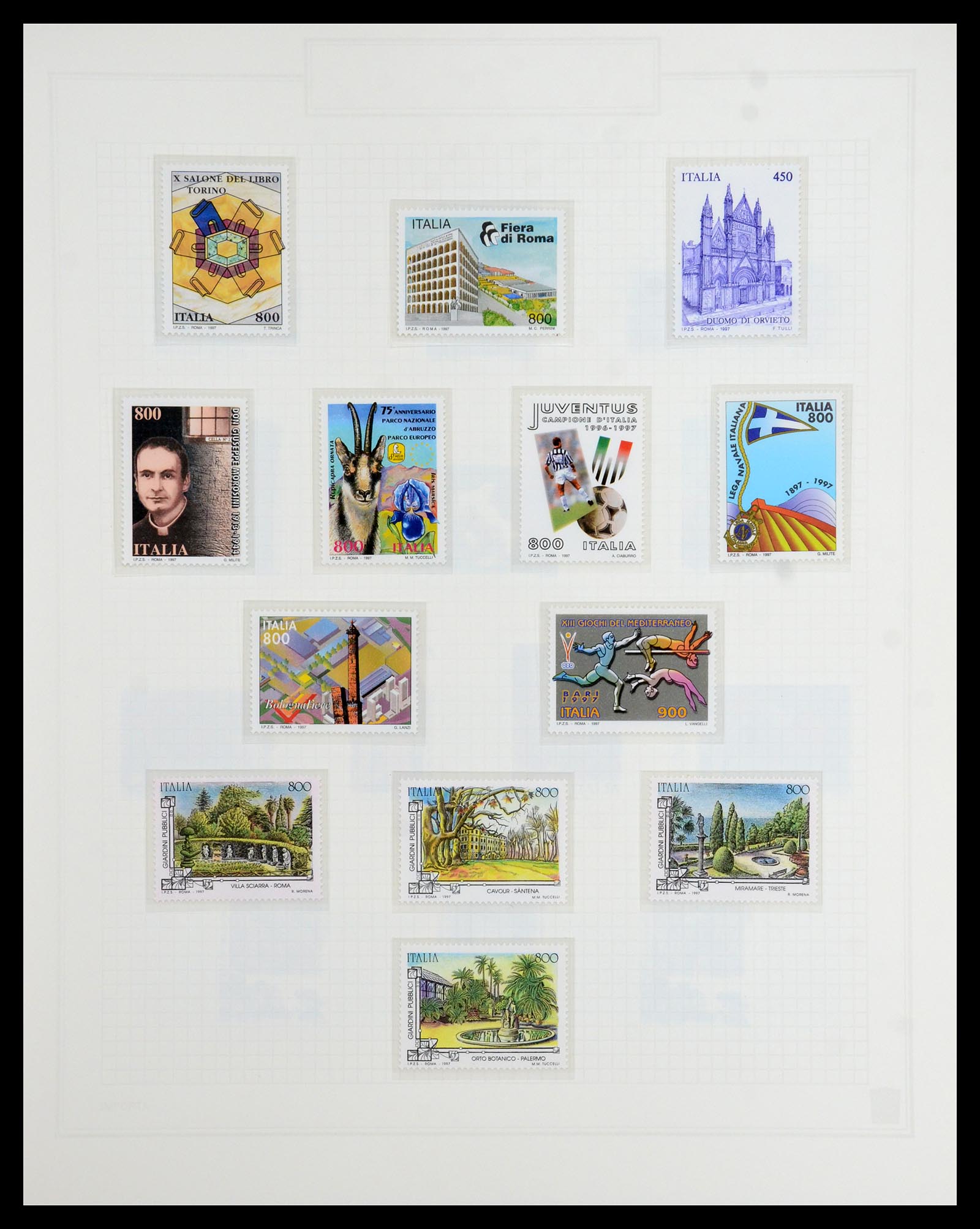 36417 241 - Postzegelverzameling 36417 Italië en Staten 1850-2001.