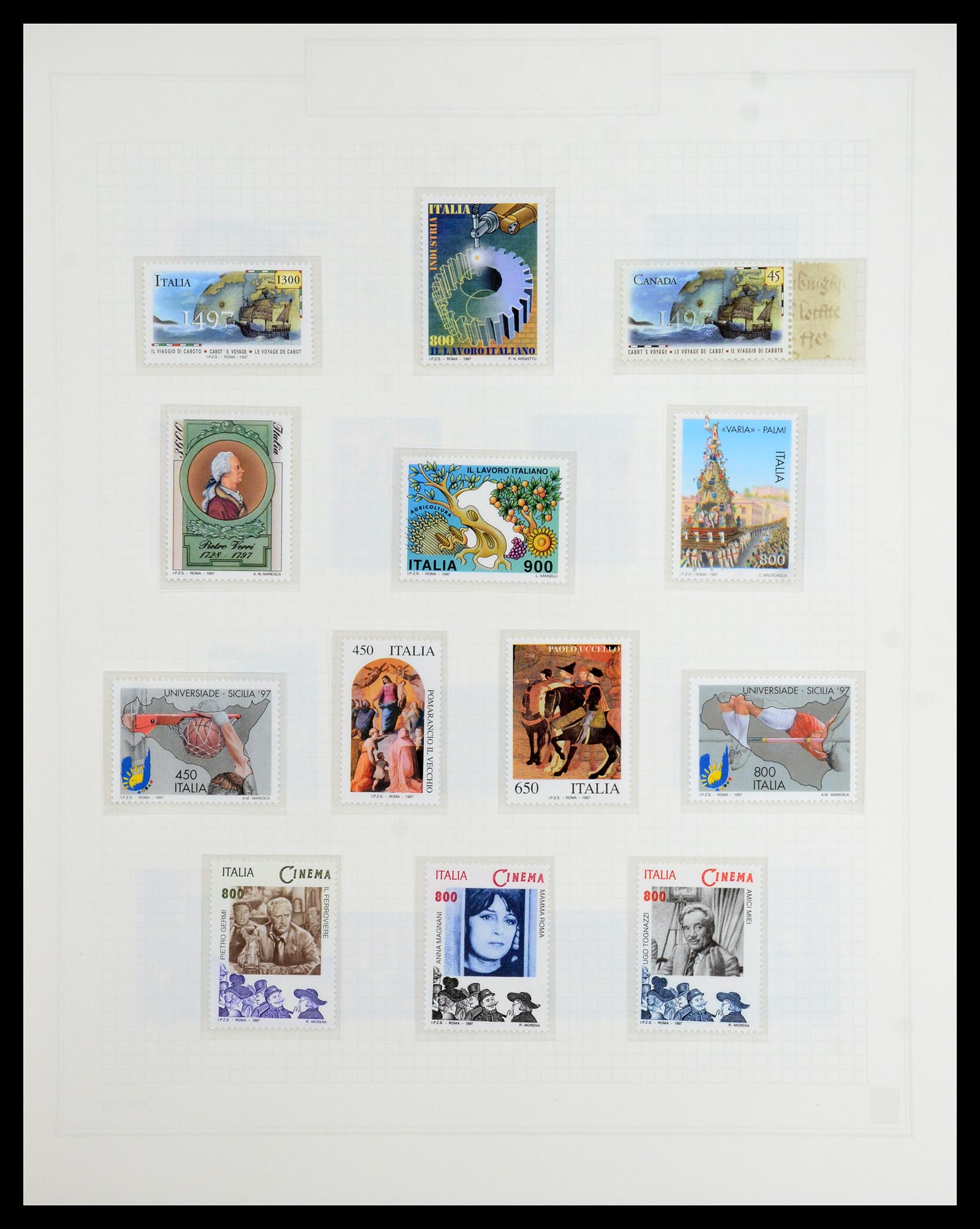 36417 242 - Postzegelverzameling 36417 Italië en Staten 1850-2001.