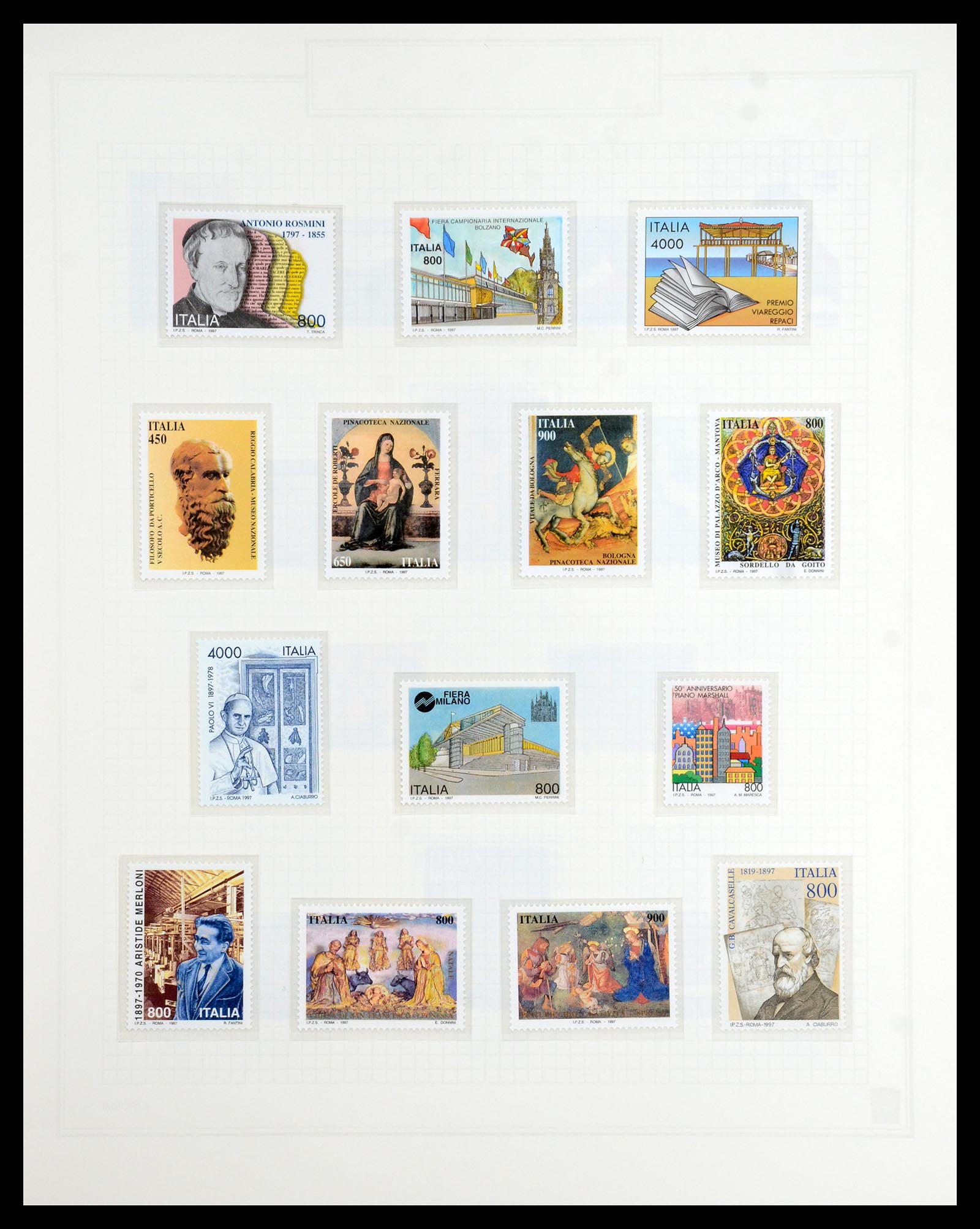 36417 243 - Postzegelverzameling 36417 Italië en Staten 1850-2001.