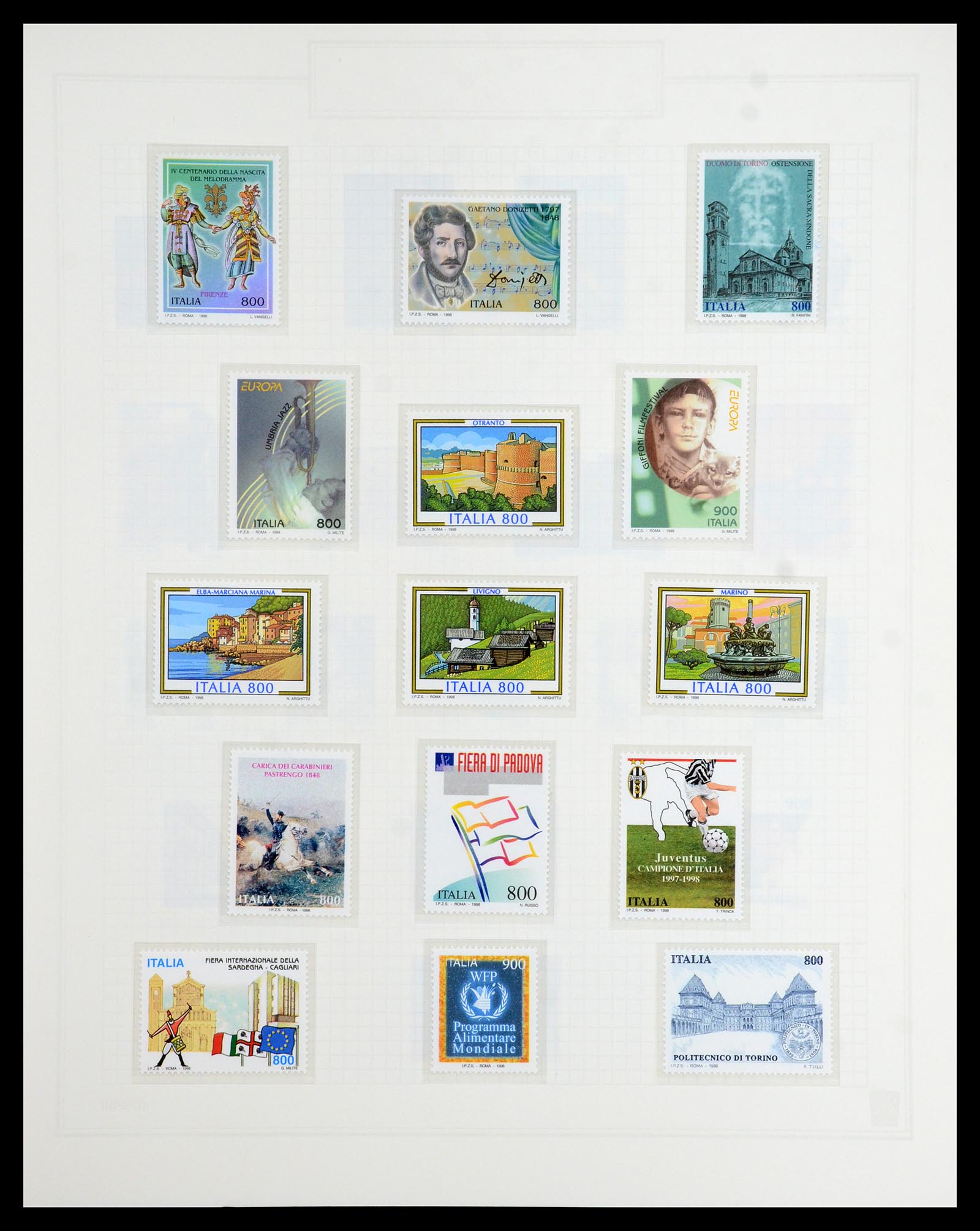 36417 245 - Postzegelverzameling 36417 Italië en Staten 1850-2001.