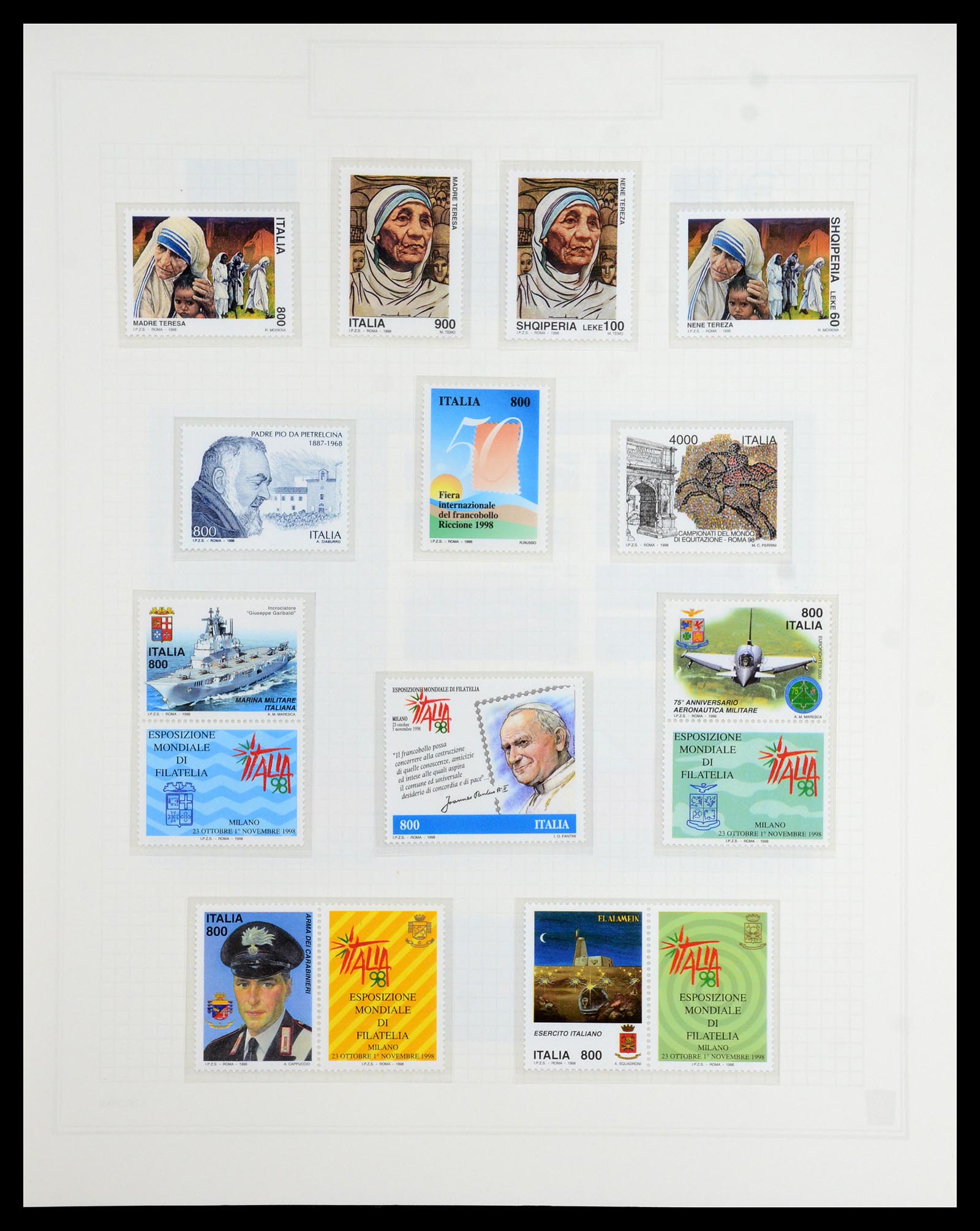 36417 247 - Postzegelverzameling 36417 Italië en Staten 1850-2001.