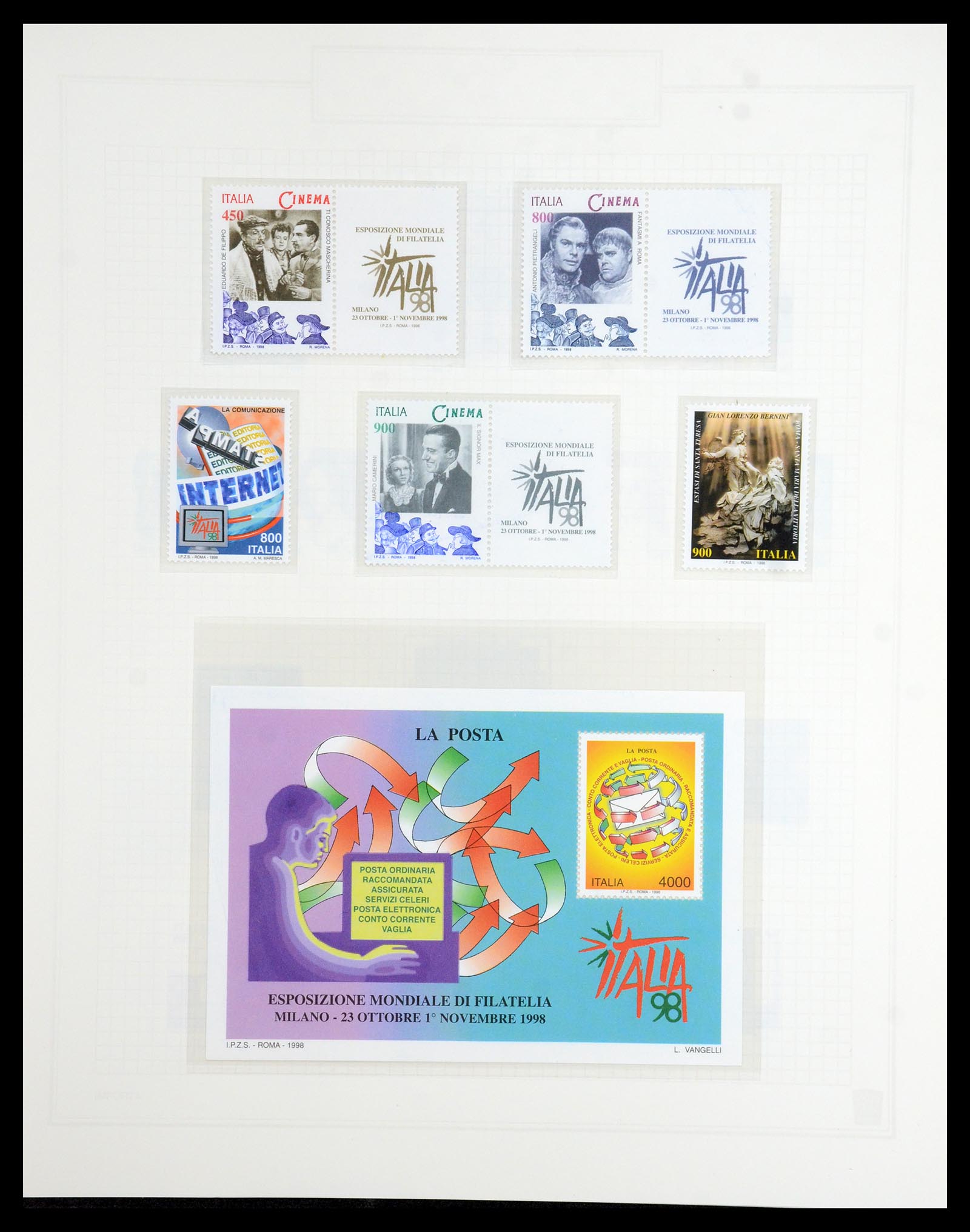 36417 249 - Postzegelverzameling 36417 Italië en Staten 1850-2001.