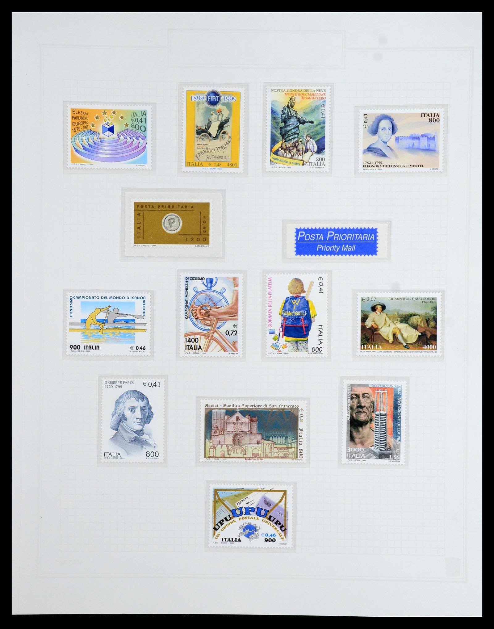 36417 252 - Postzegelverzameling 36417 Italië en Staten 1850-2001.
