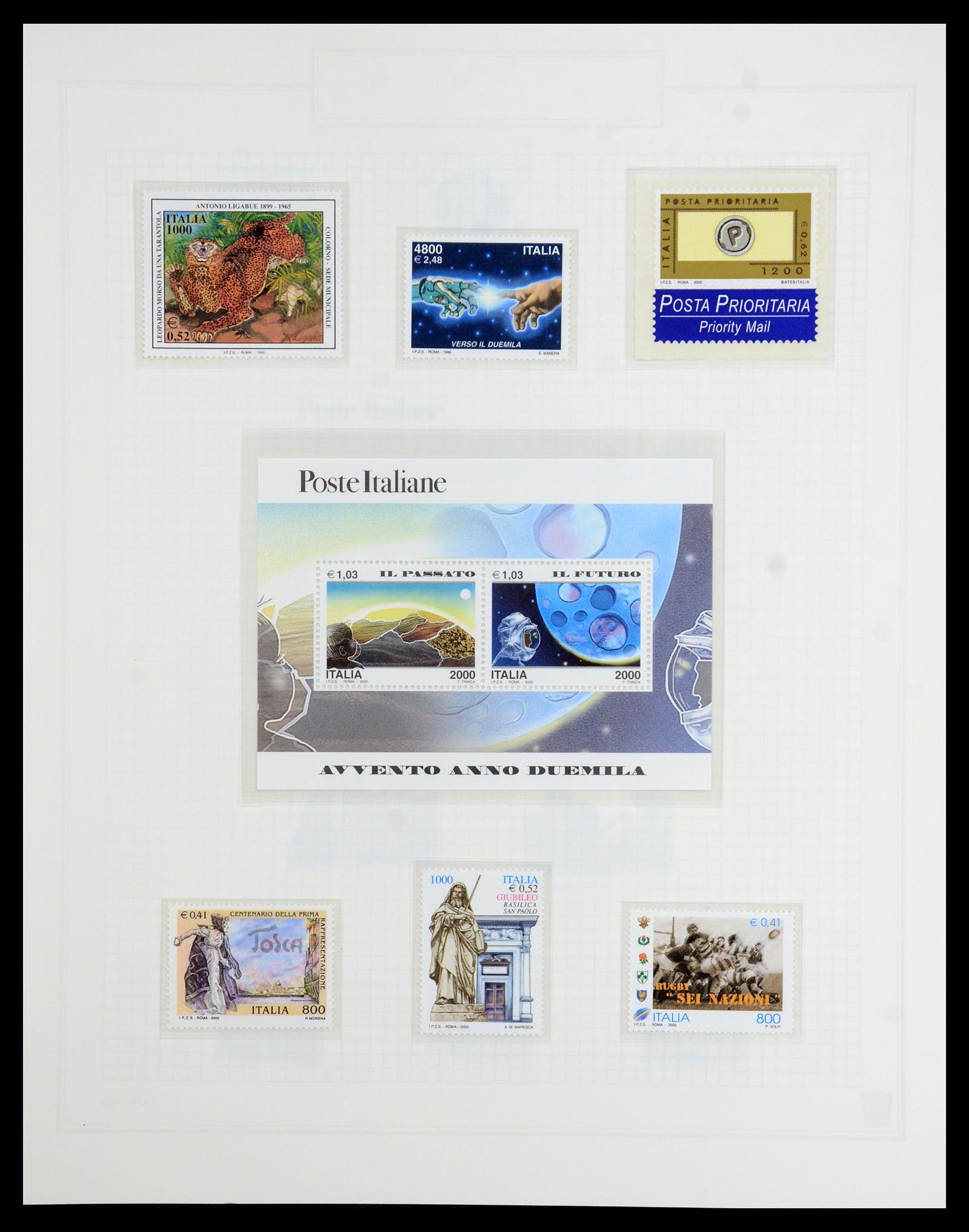 36417 254 - Postzegelverzameling 36417 Italië en Staten 1850-2001.