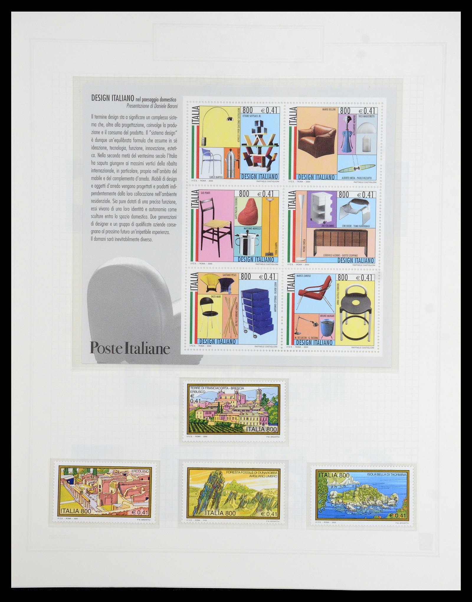 36417 256 - Postzegelverzameling 36417 Italië en Staten 1850-2001.
