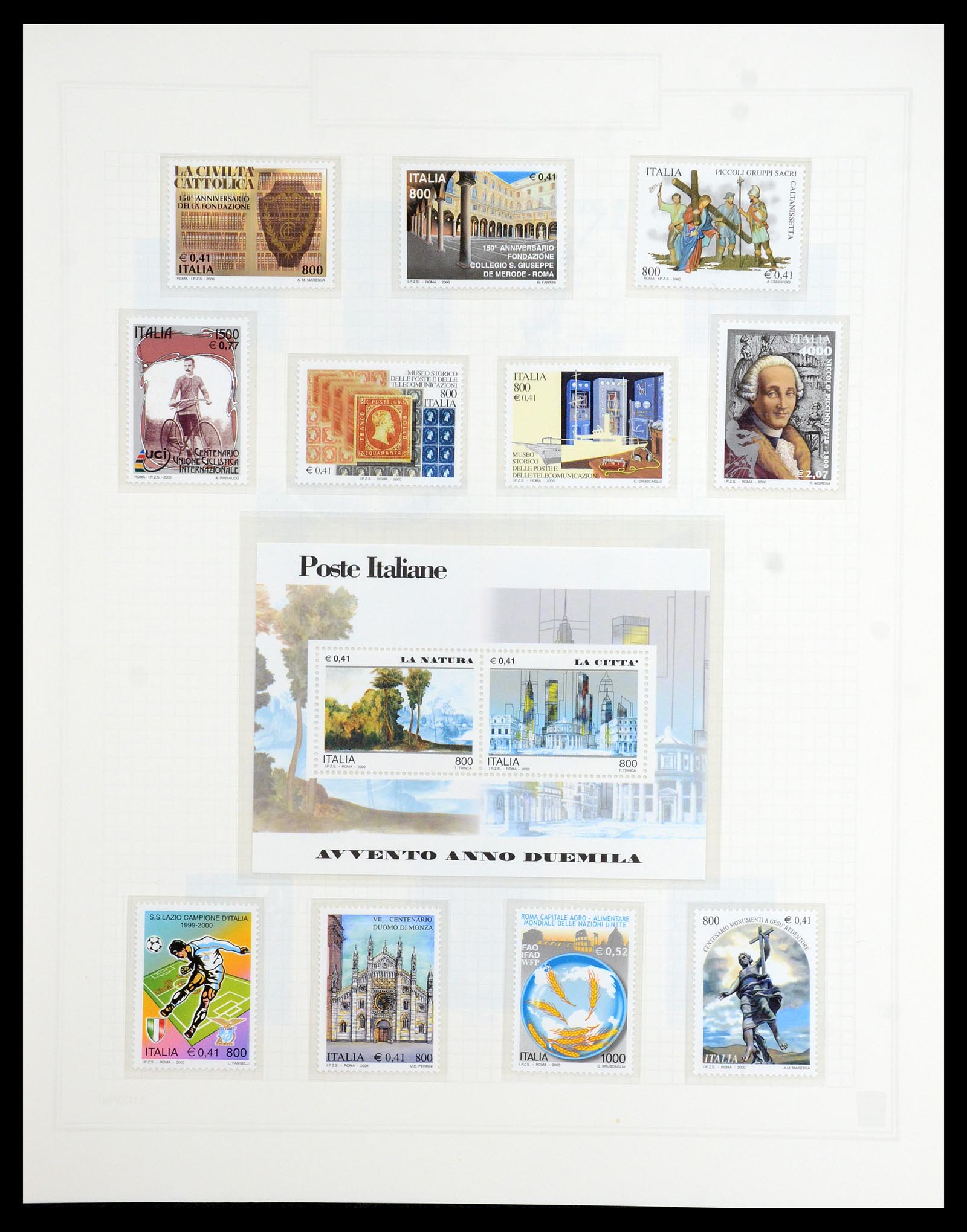 36417 257 - Postzegelverzameling 36417 Italië en Staten 1850-2001.