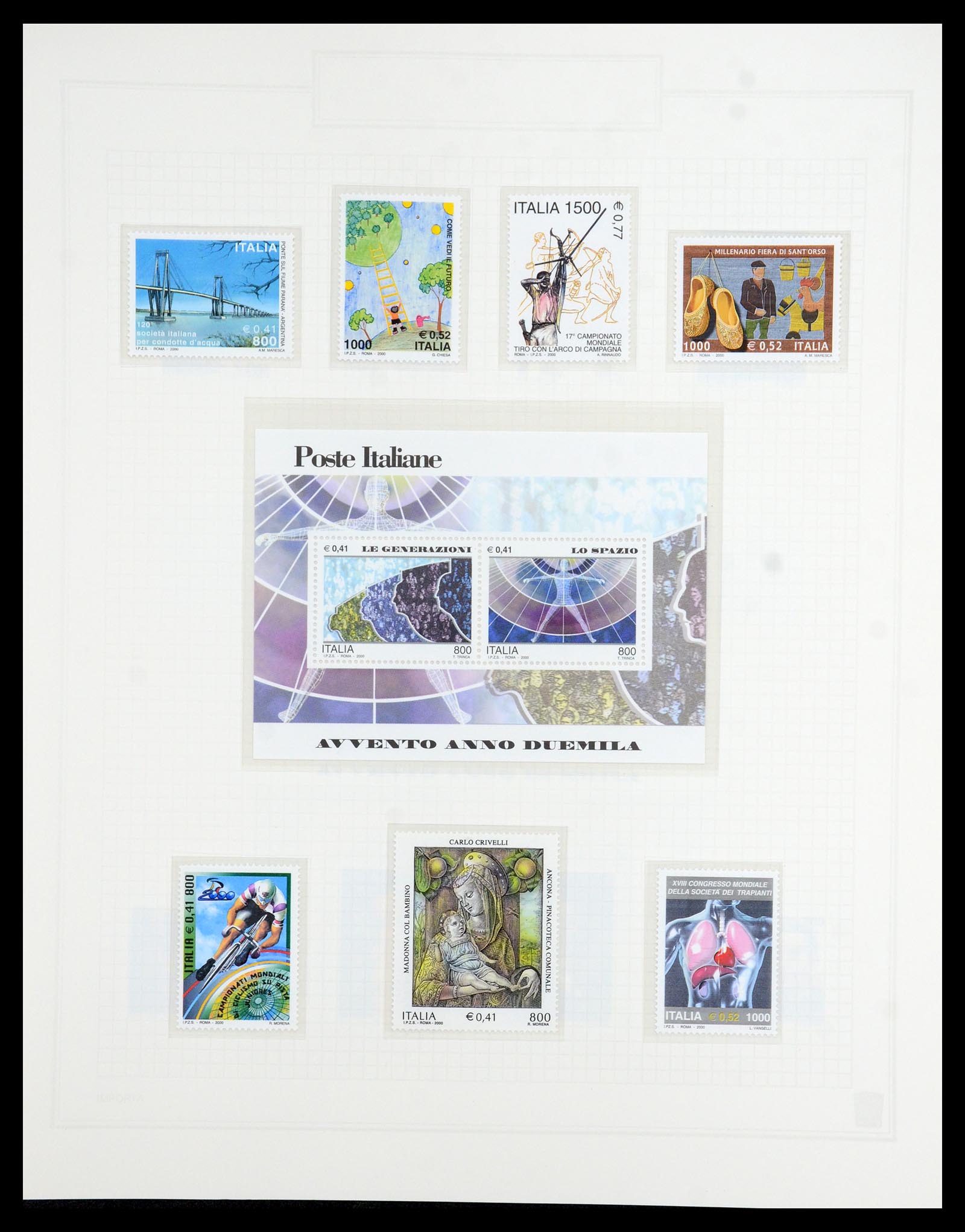 36417 258 - Postzegelverzameling 36417 Italië en Staten 1850-2001.