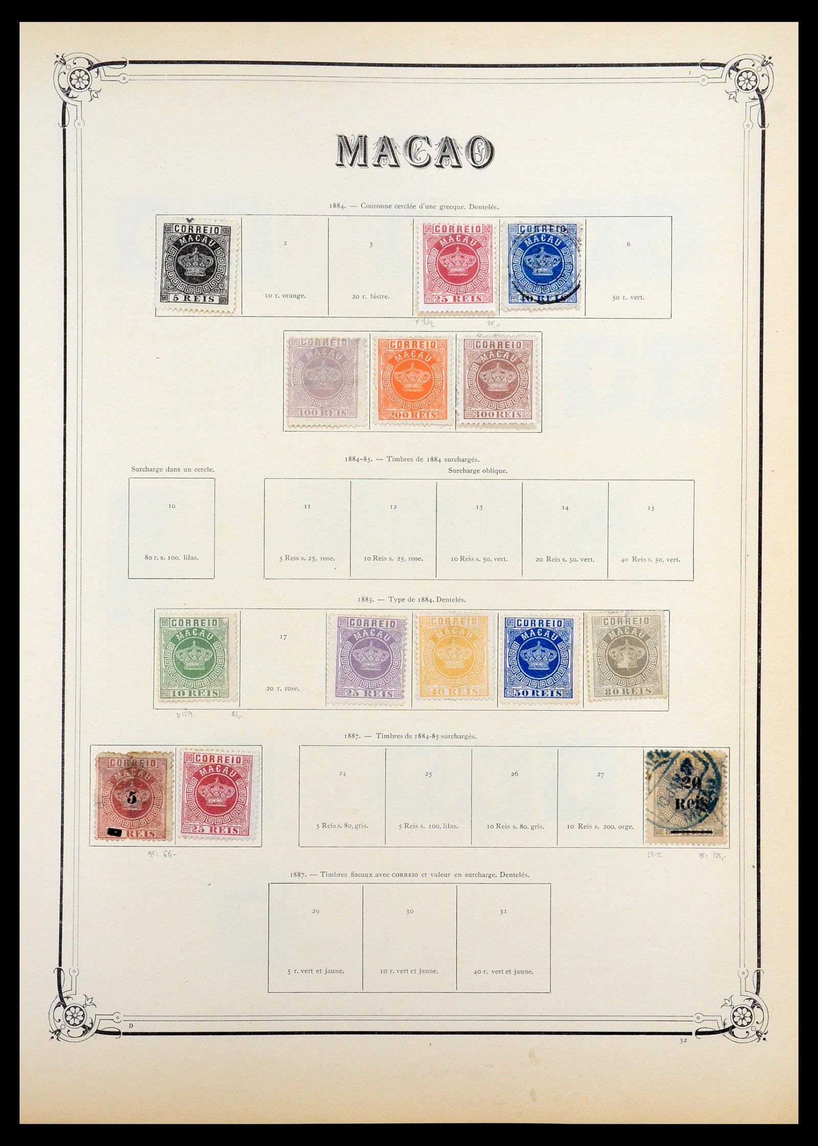 36488 002 - Postzegelverzameling 36488 Azië 1860-1930.