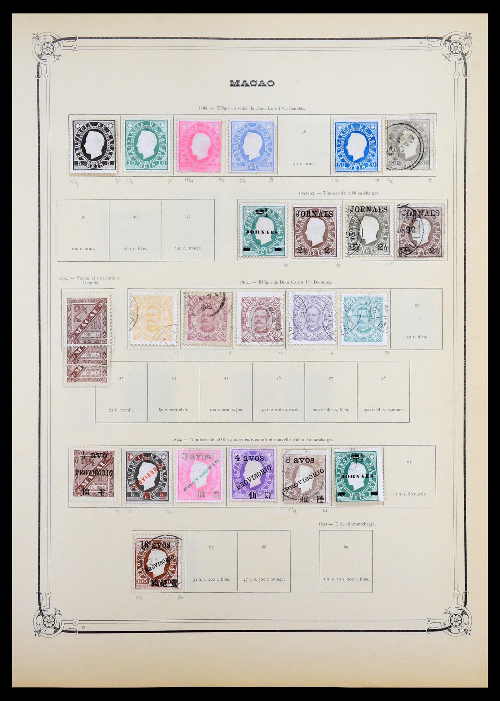36488 003 - Postzegelverzameling 36488 Azië 1860-1930.