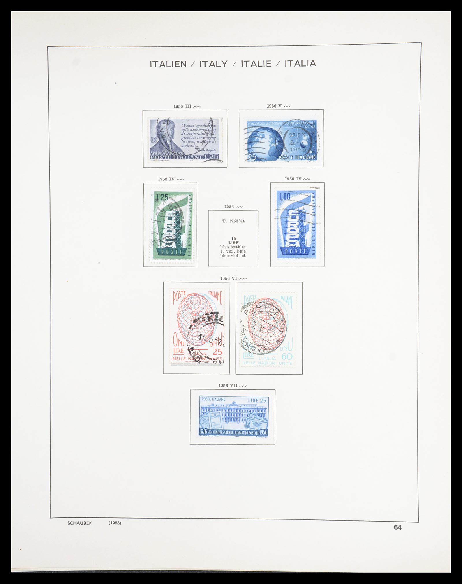 36513 063 - Postzegelverzameling 36513 Italië 1861-2005.