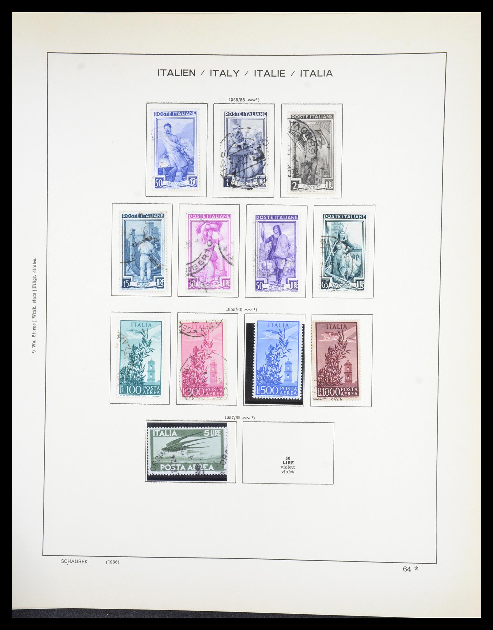 36513 064 - Postzegelverzameling 36513 Italië 1861-2005.