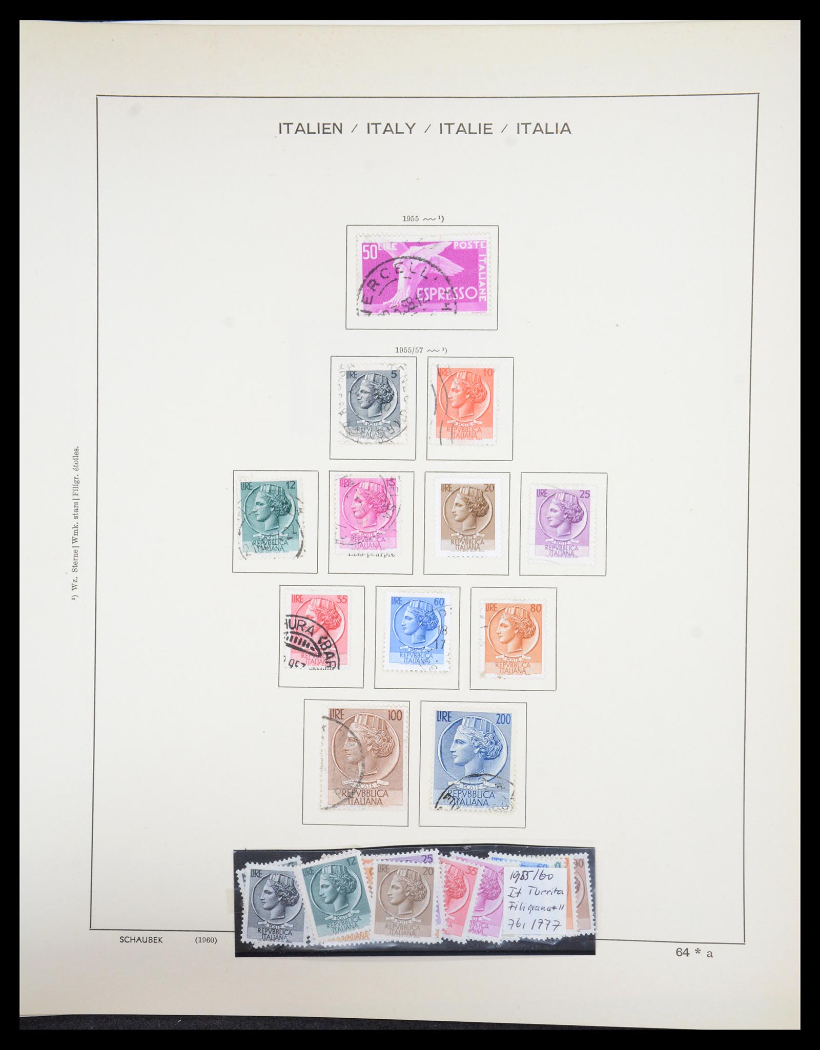 36513 065 - Postzegelverzameling 36513 Italië 1861-2005.