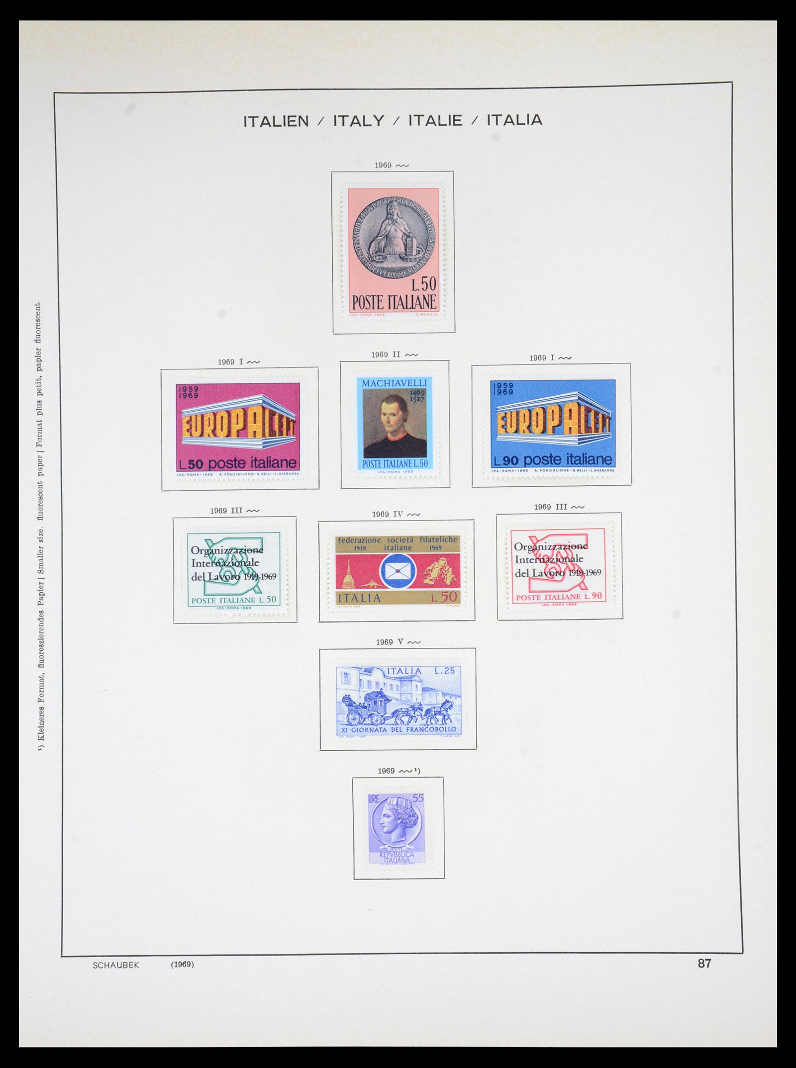 36513 090 - Postzegelverzameling 36513 Italië 1861-2005.