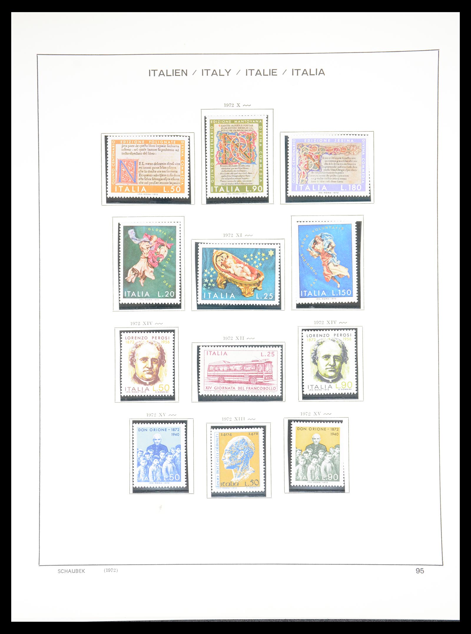36513 099 - Postzegelverzameling 36513 Italië 1861-2005.