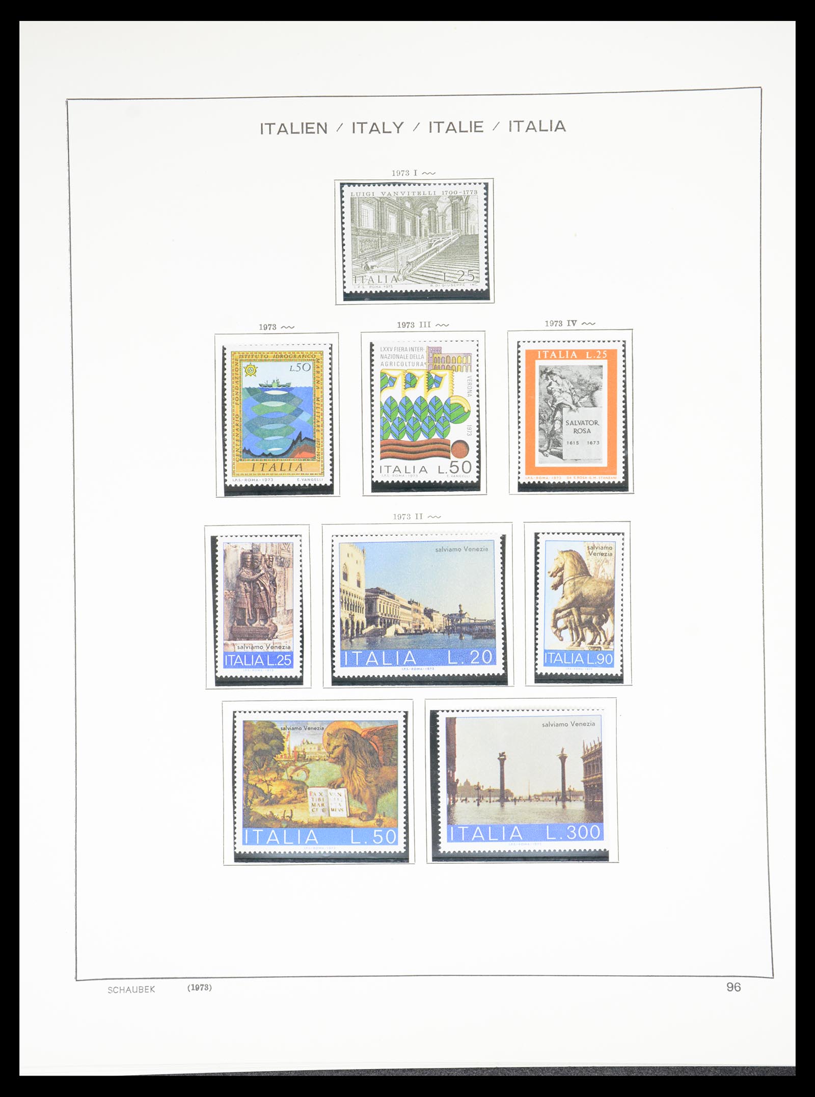 36513 100 - Postzegelverzameling 36513 Italië 1861-2005.