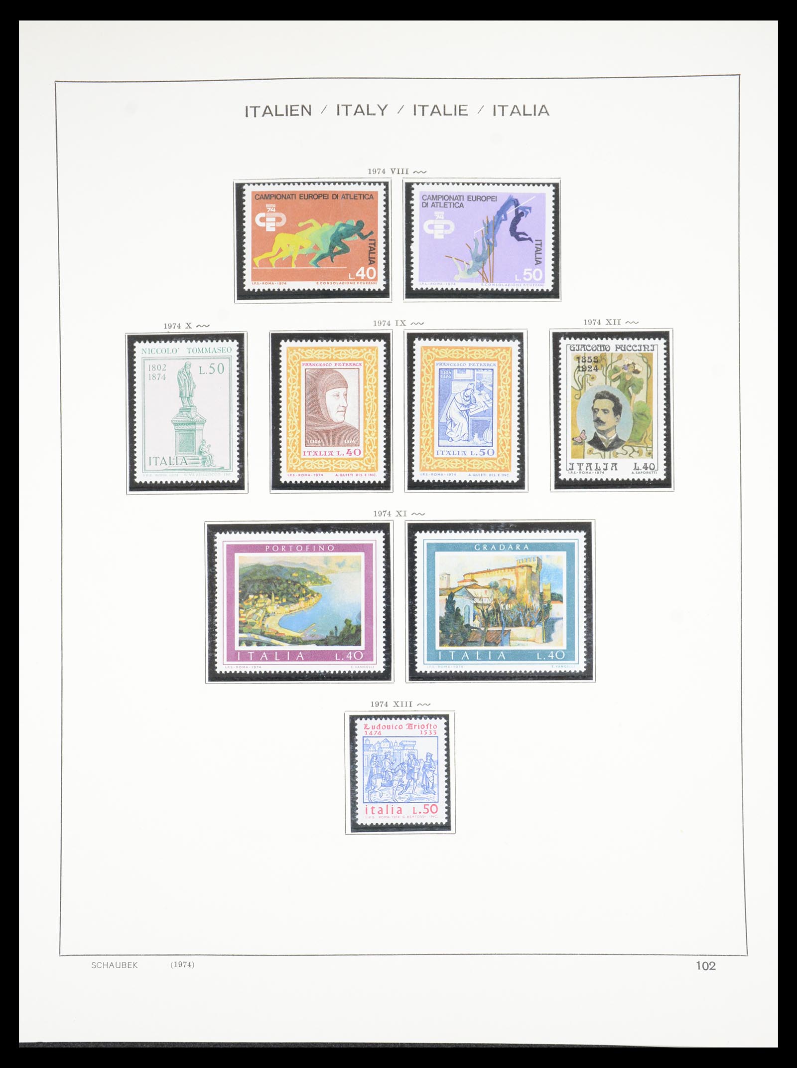 36513 106 - Postzegelverzameling 36513 Italië 1861-2005.