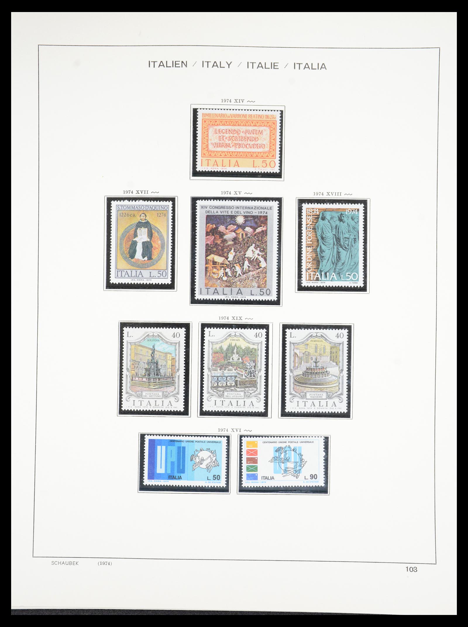 36513 107 - Postzegelverzameling 36513 Italië 1861-2005.