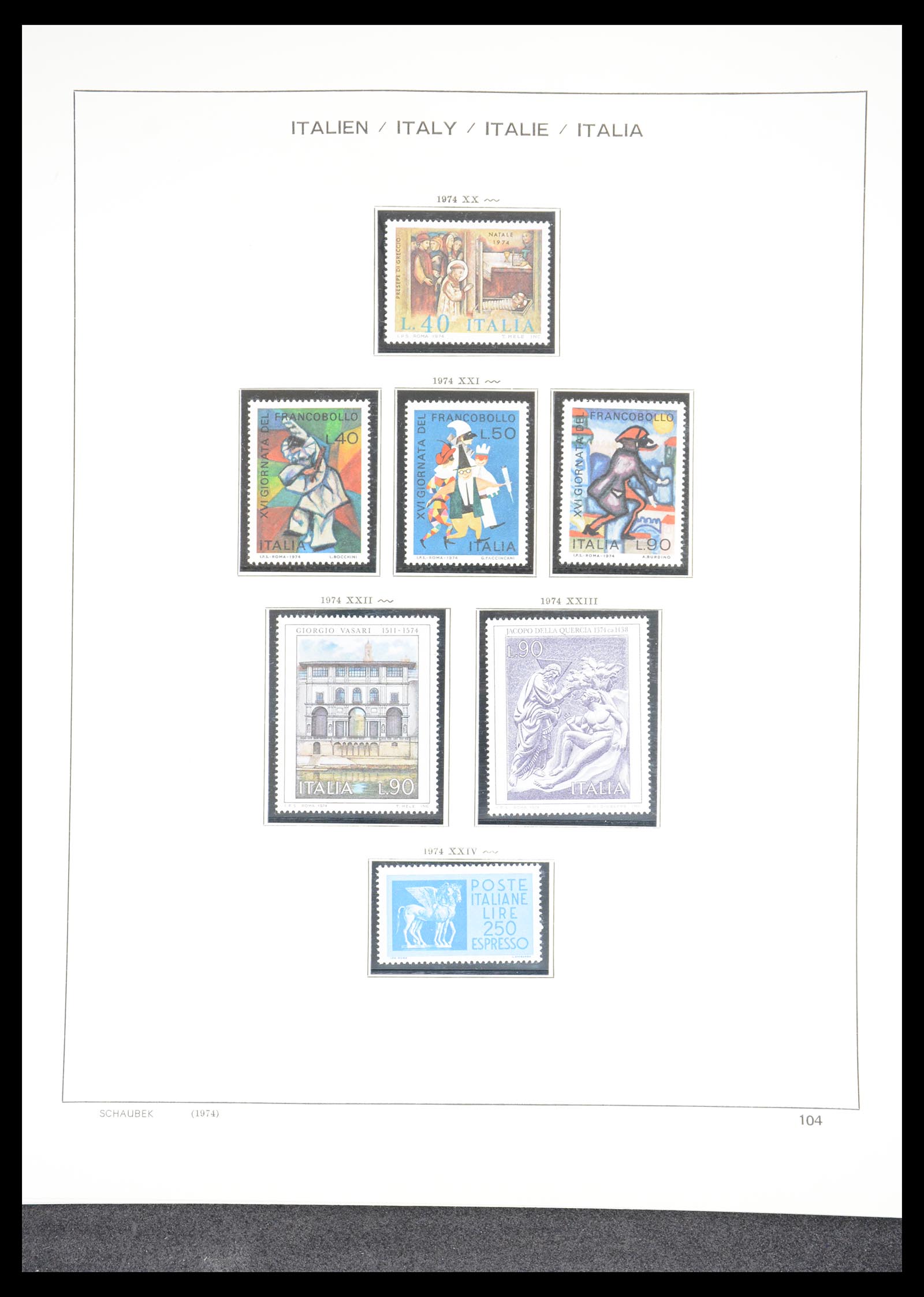 36513 108 - Postzegelverzameling 36513 Italië 1861-2005.