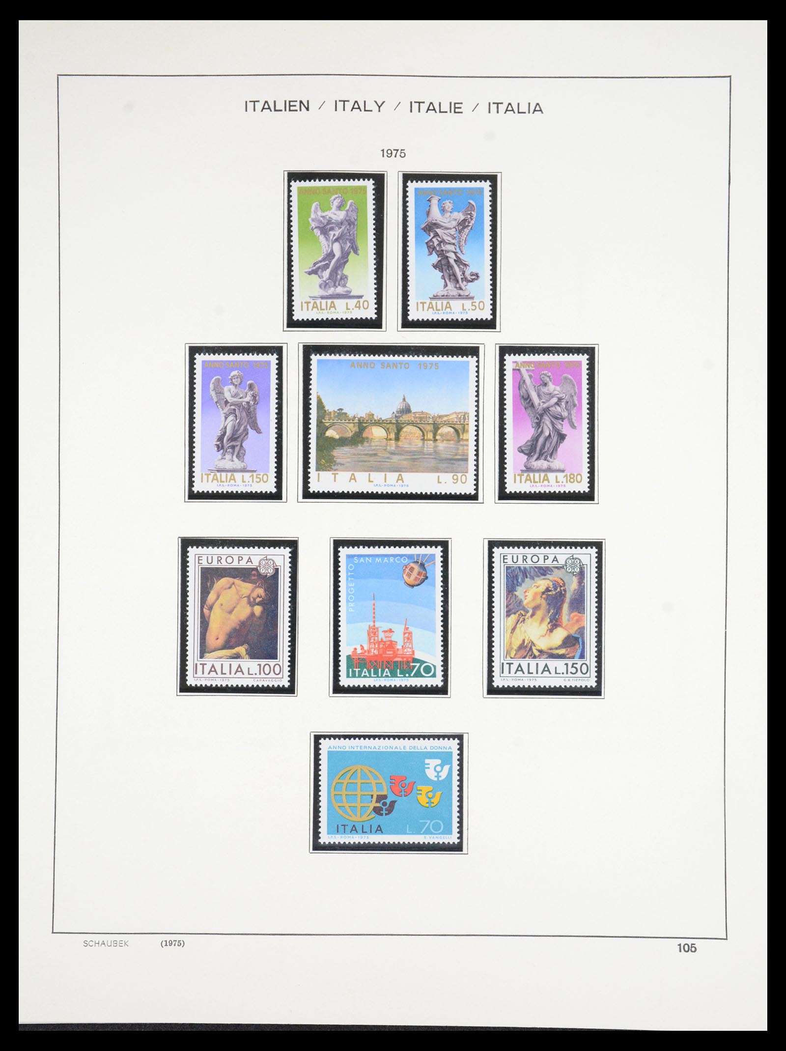 36513 109 - Postzegelverzameling 36513 Italië 1861-2005.