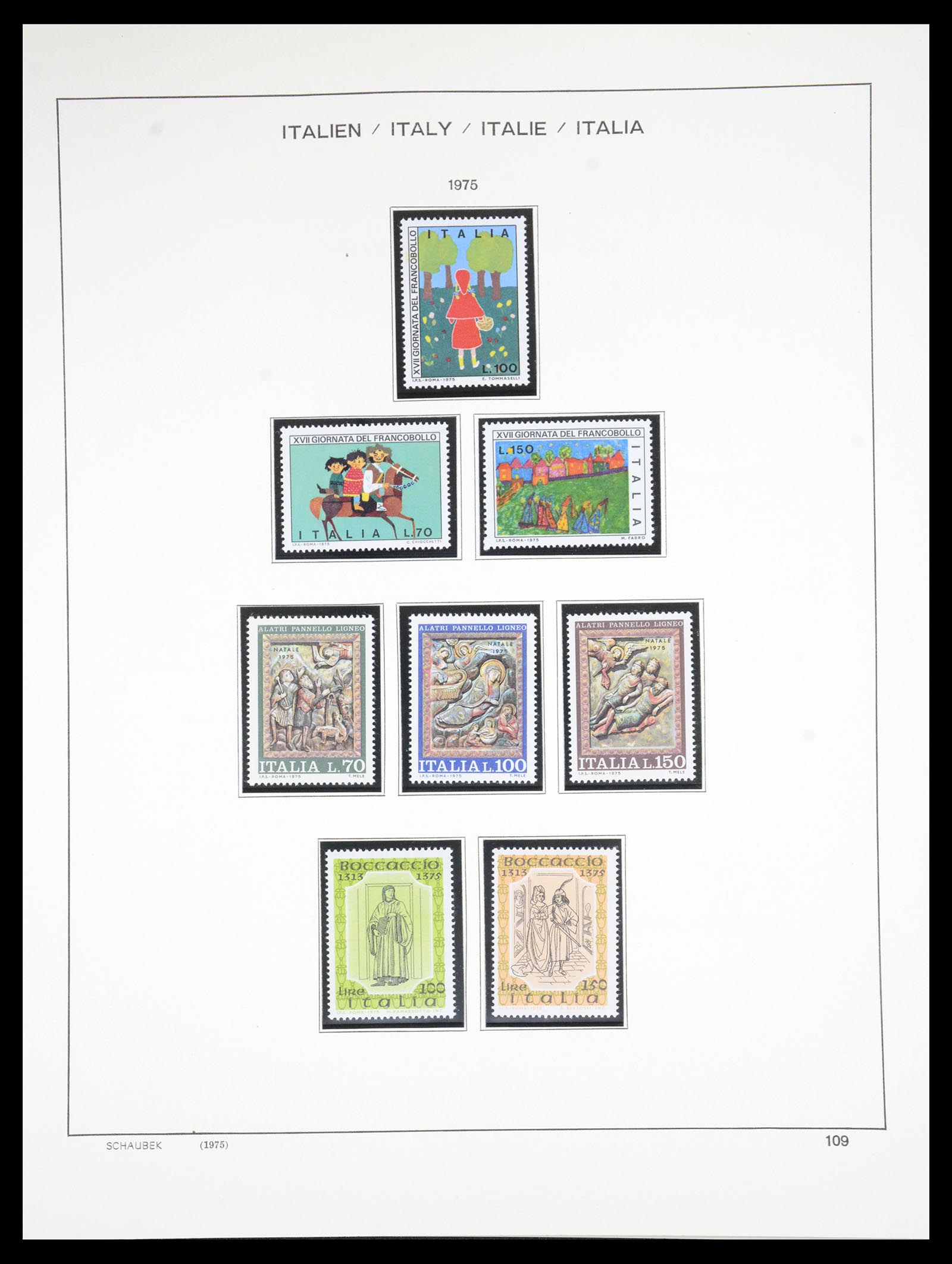 36513 113 - Postzegelverzameling 36513 Italië 1861-2005.