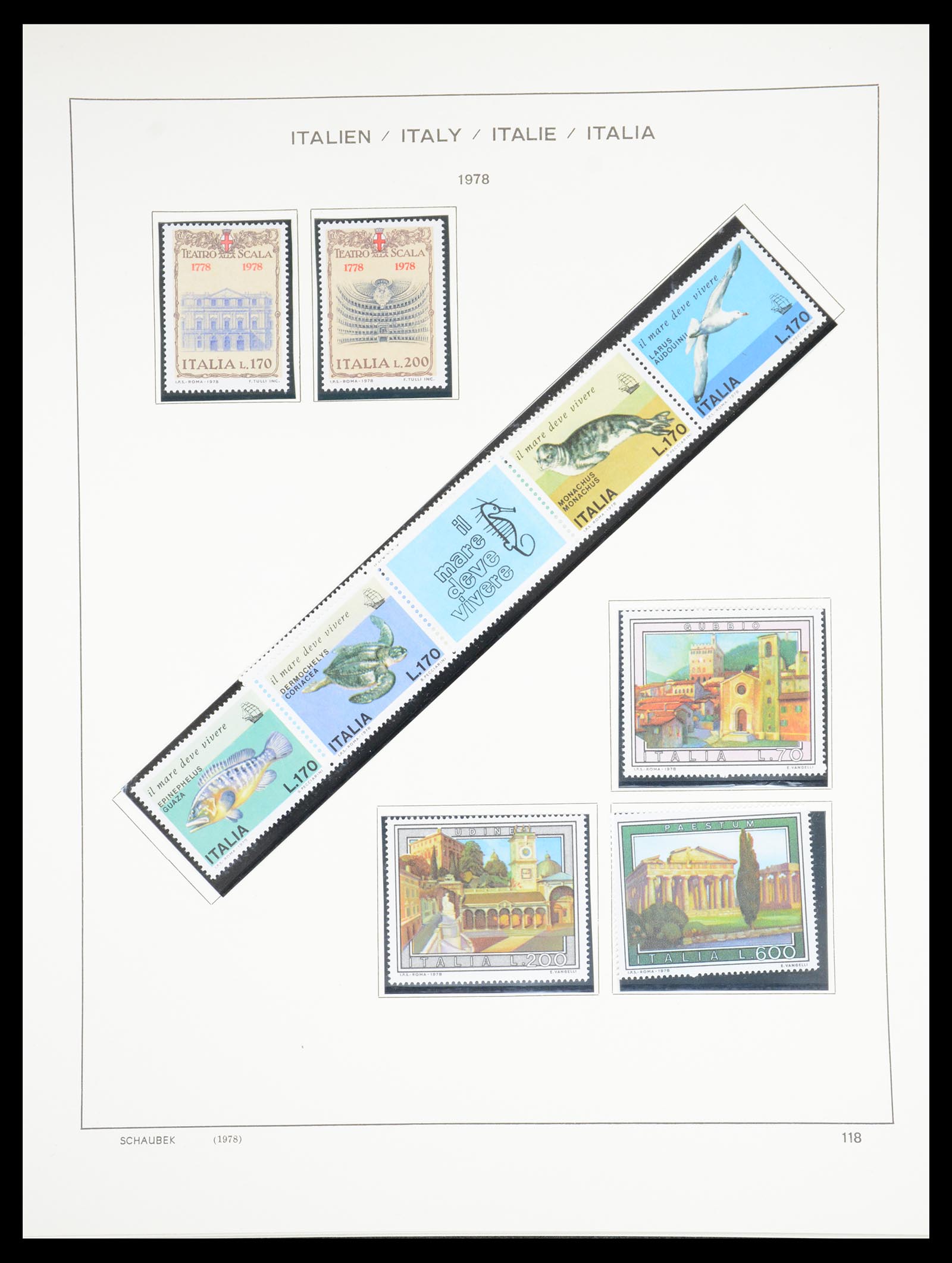 36513 122 - Postzegelverzameling 36513 Italië 1861-2005.