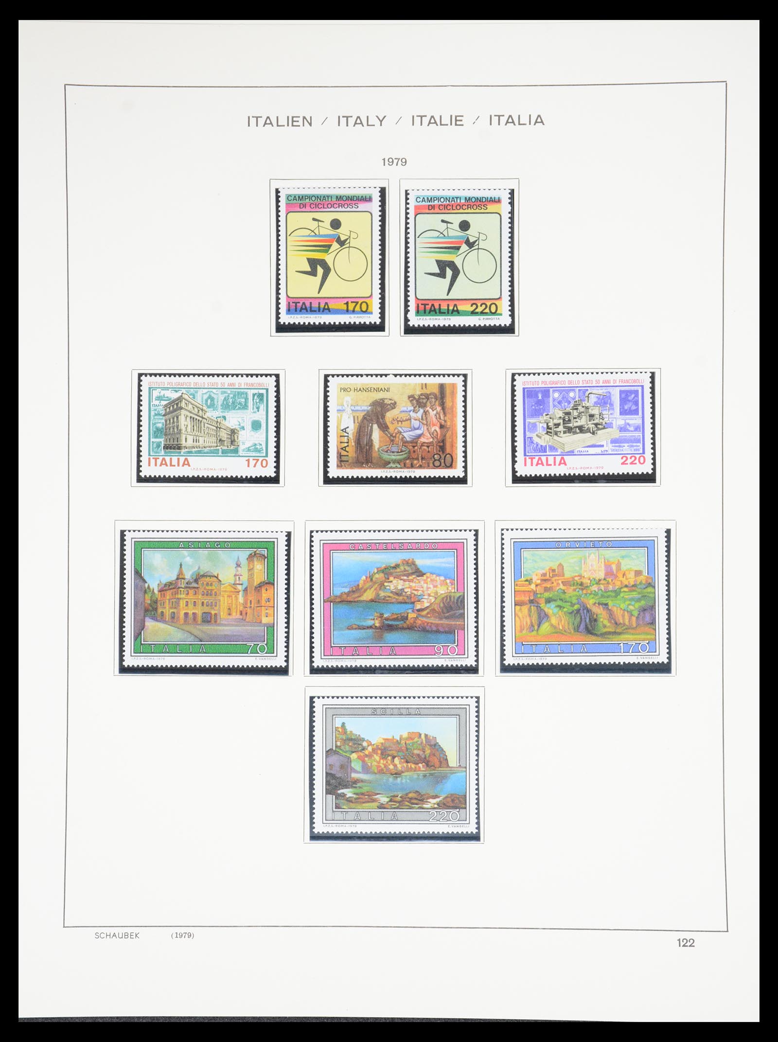 36513 126 - Postzegelverzameling 36513 Italië 1861-2005.