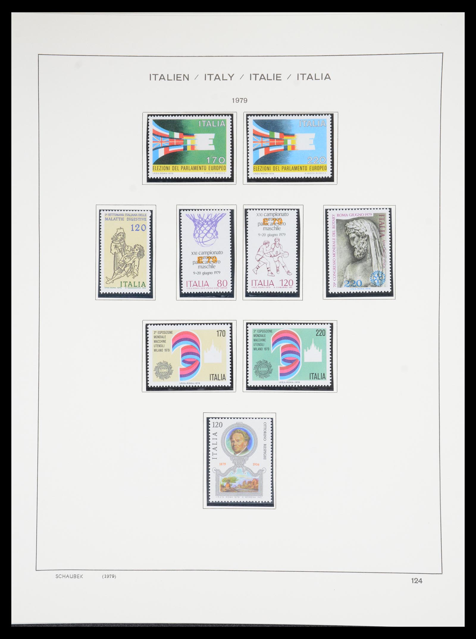 36513 128 - Postzegelverzameling 36513 Italië 1861-2005.