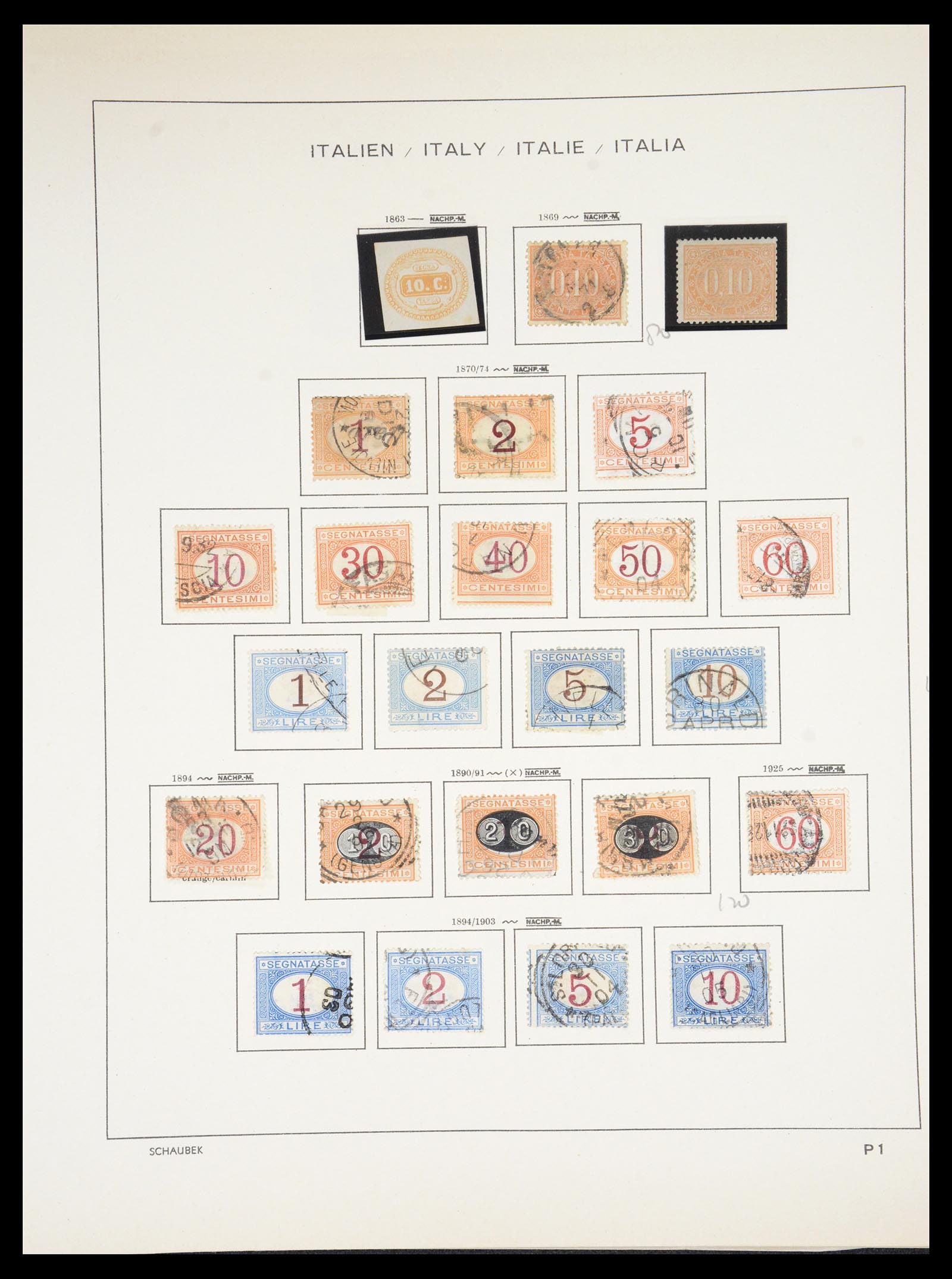 36513 138 - Postzegelverzameling 36513 Italië 1861-2005.