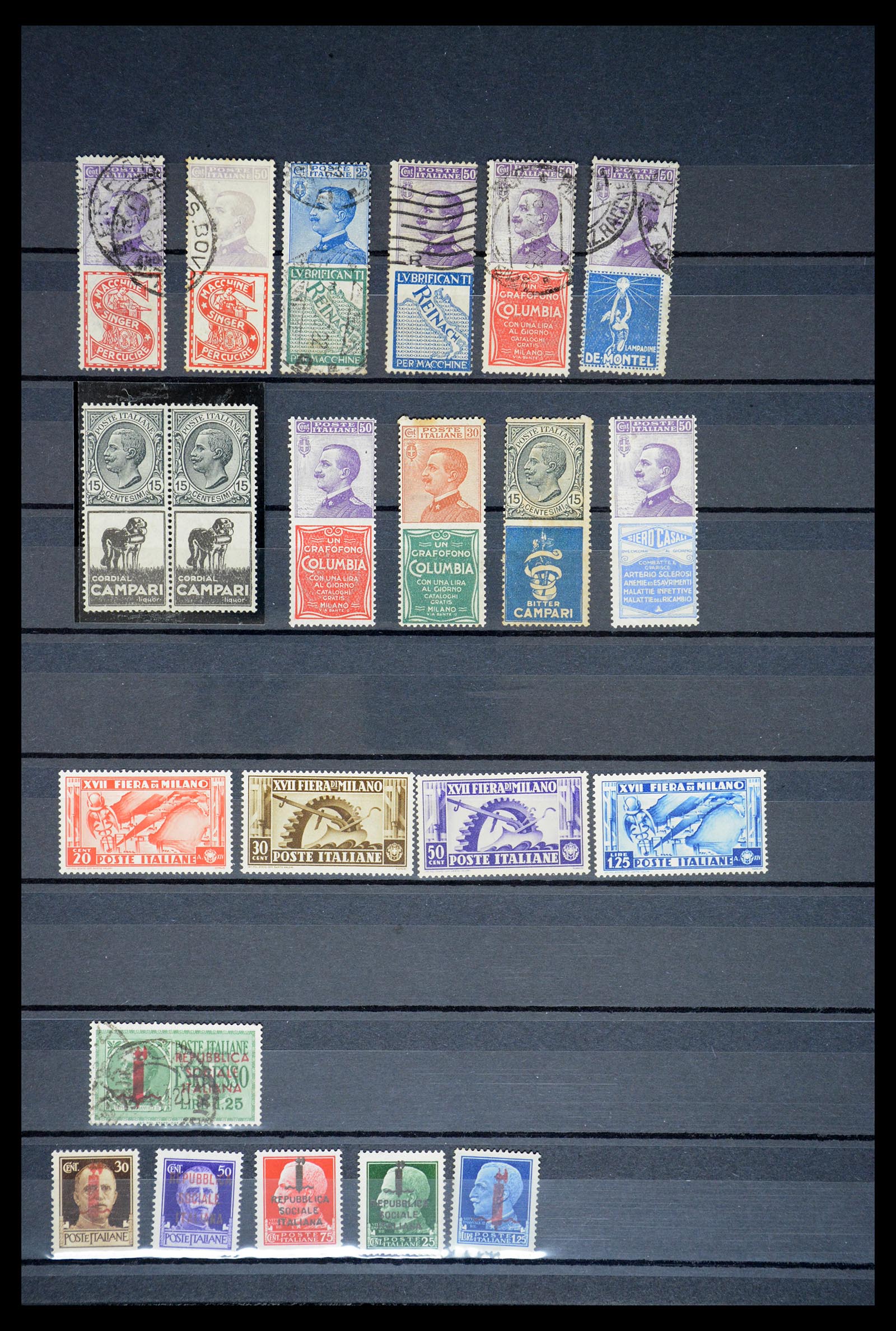 36513 163 - Postzegelverzameling 36513 Italië 1861-2005.