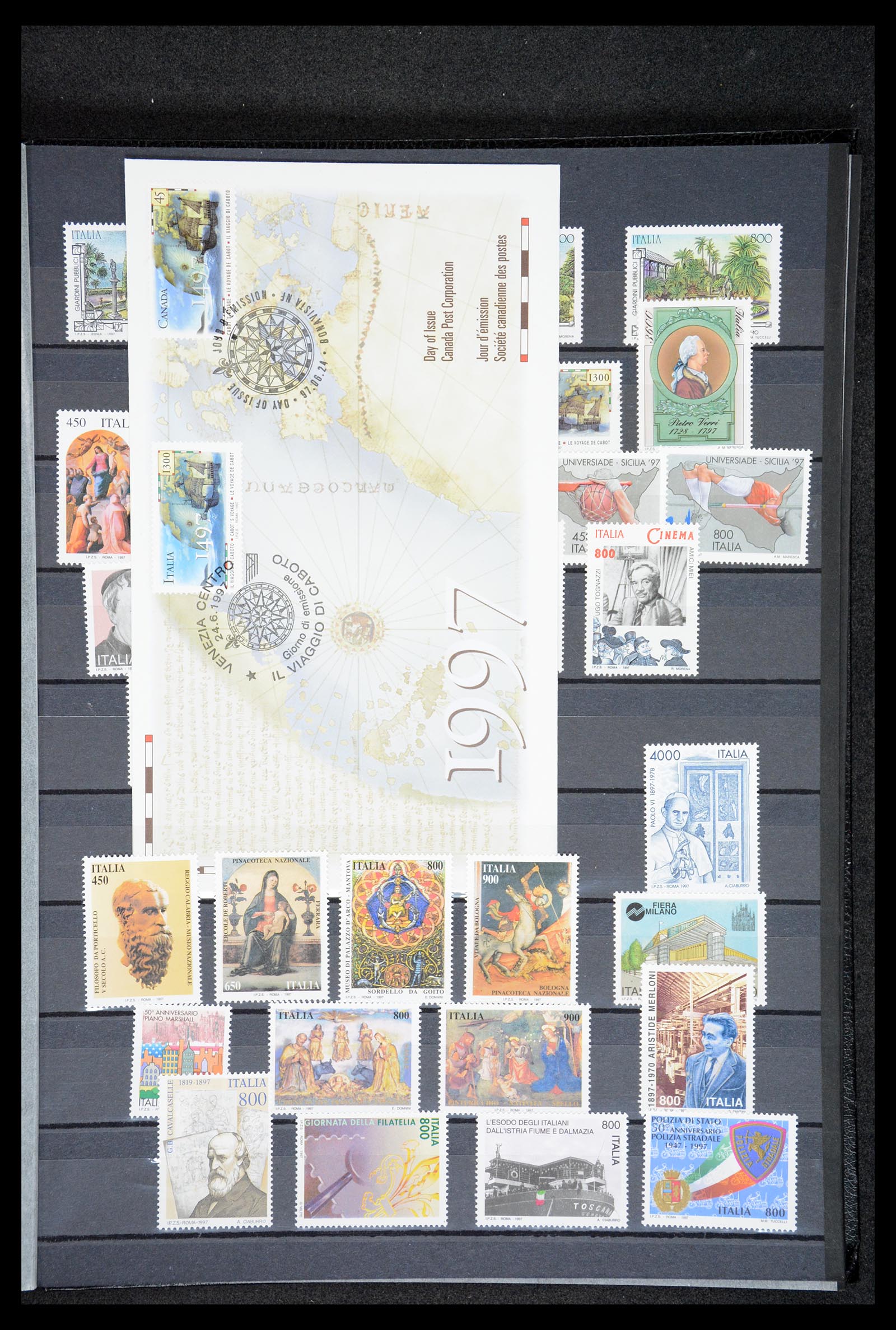 36513 174 - Postzegelverzameling 36513 Italië 1861-2005.