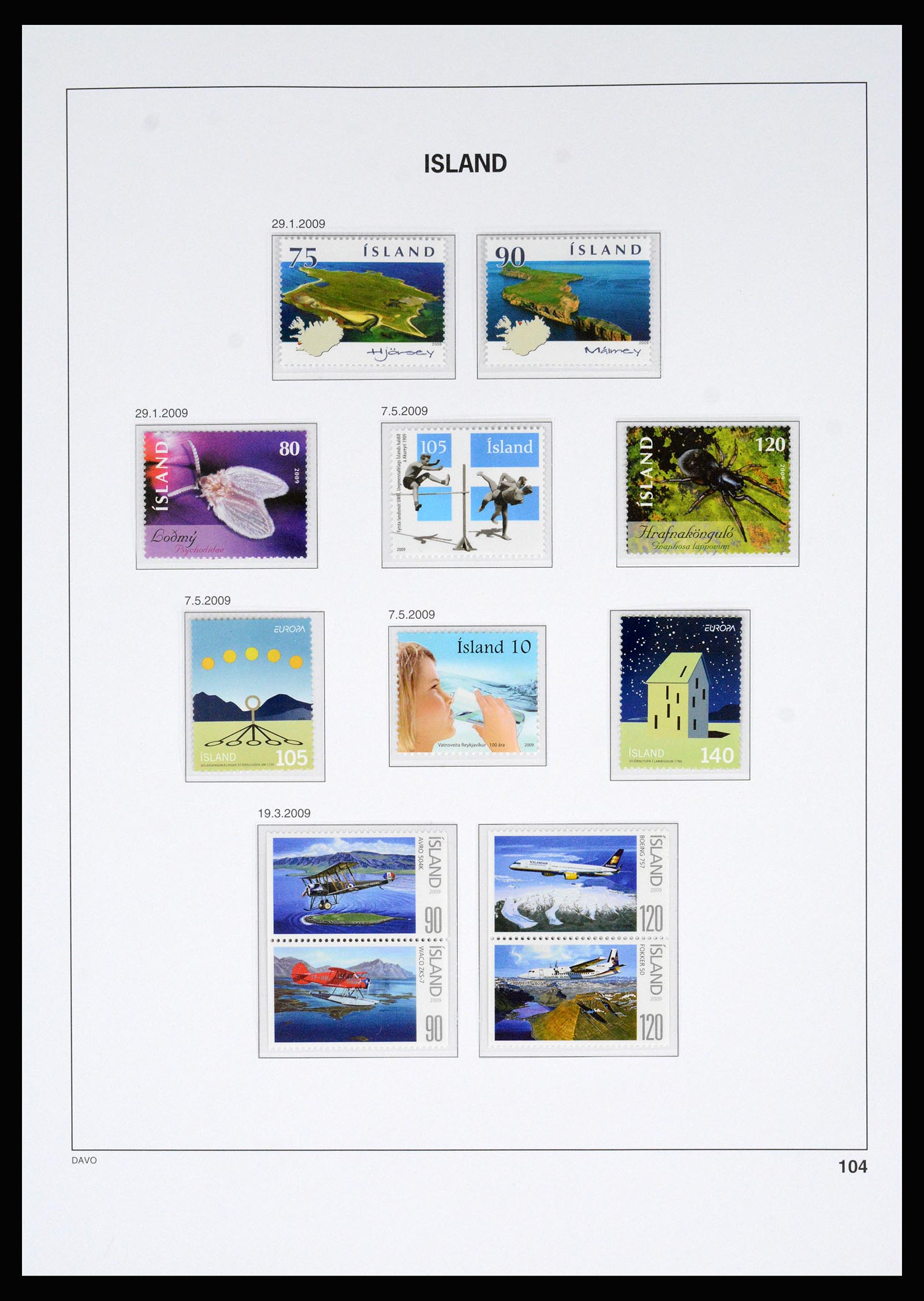 36525 121 - Postzegelverzameling 36525 IJsland 1911-2019!