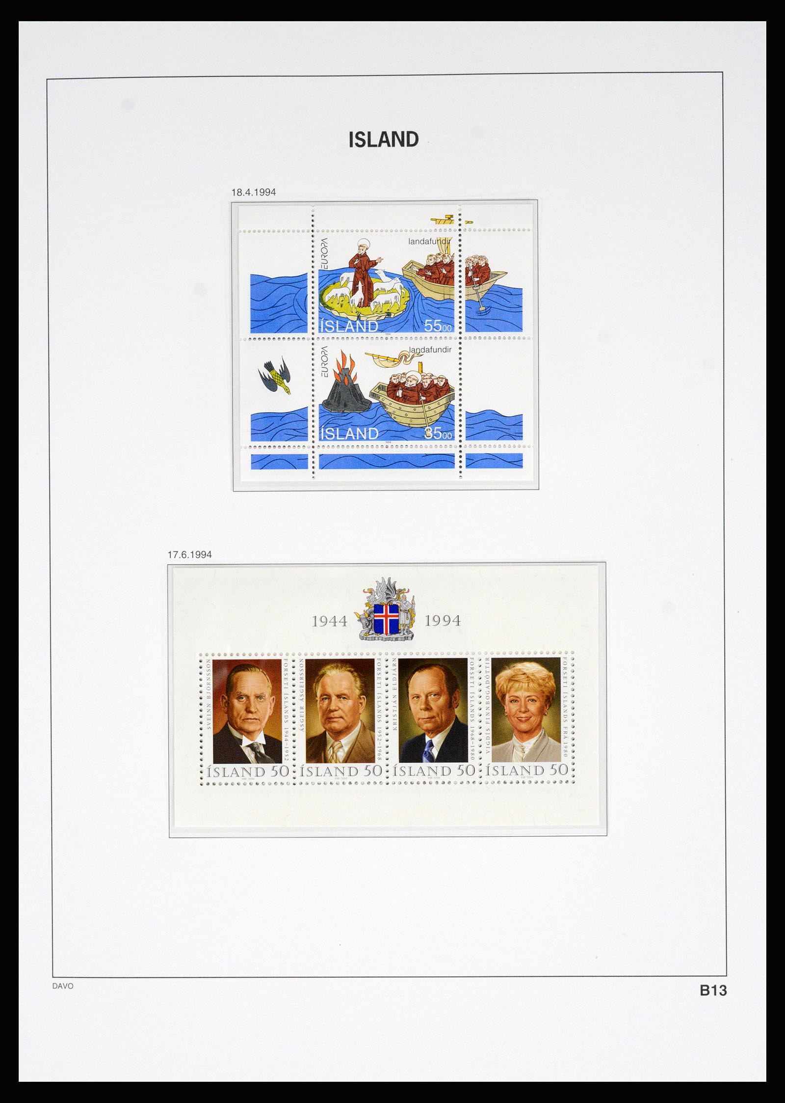 36525 128 - Postzegelverzameling 36525 IJsland 1911-2019!